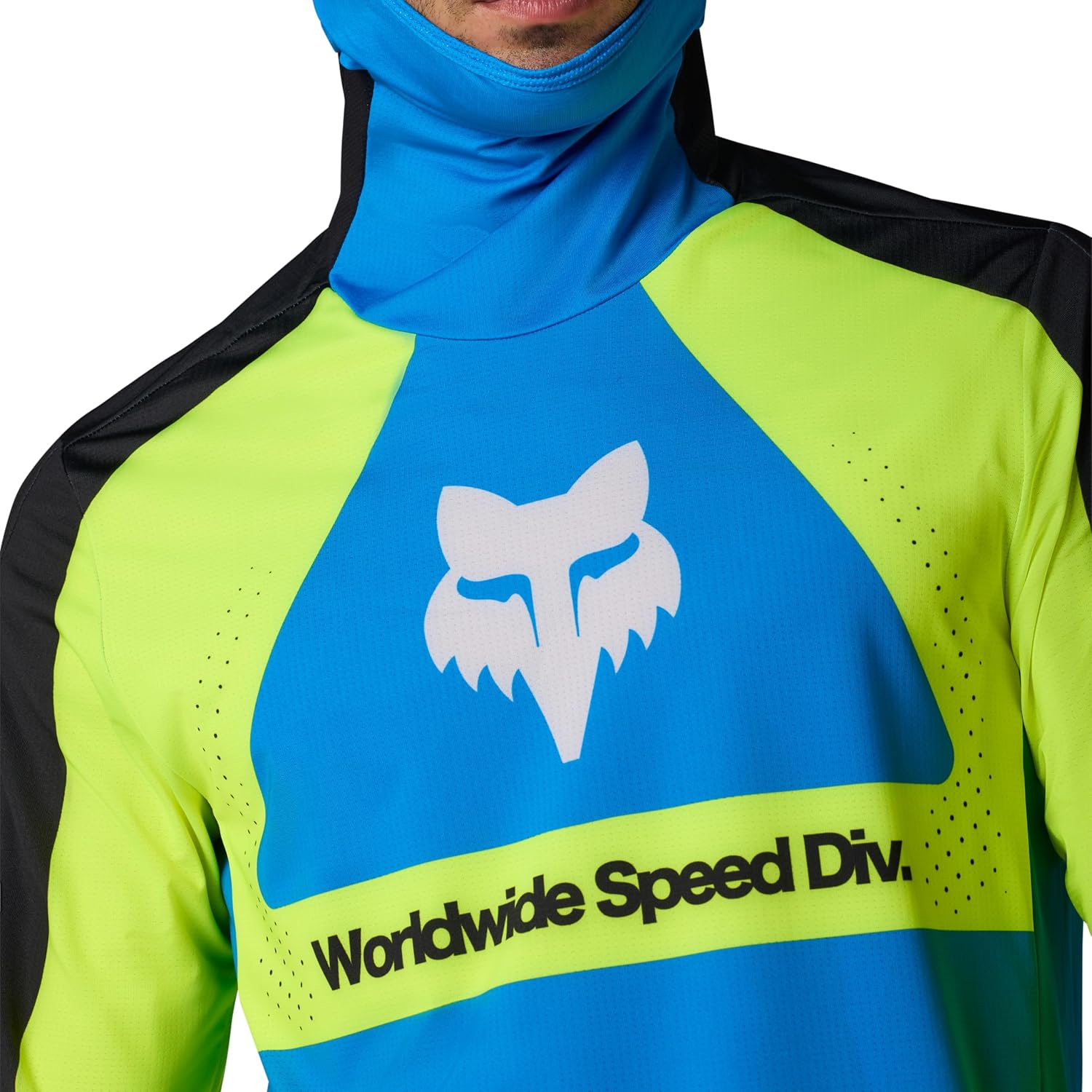 Fox Racing Men's Ranger Drive Motocross Dirt Bike Jersey, Blue Jewel Drive, Medium