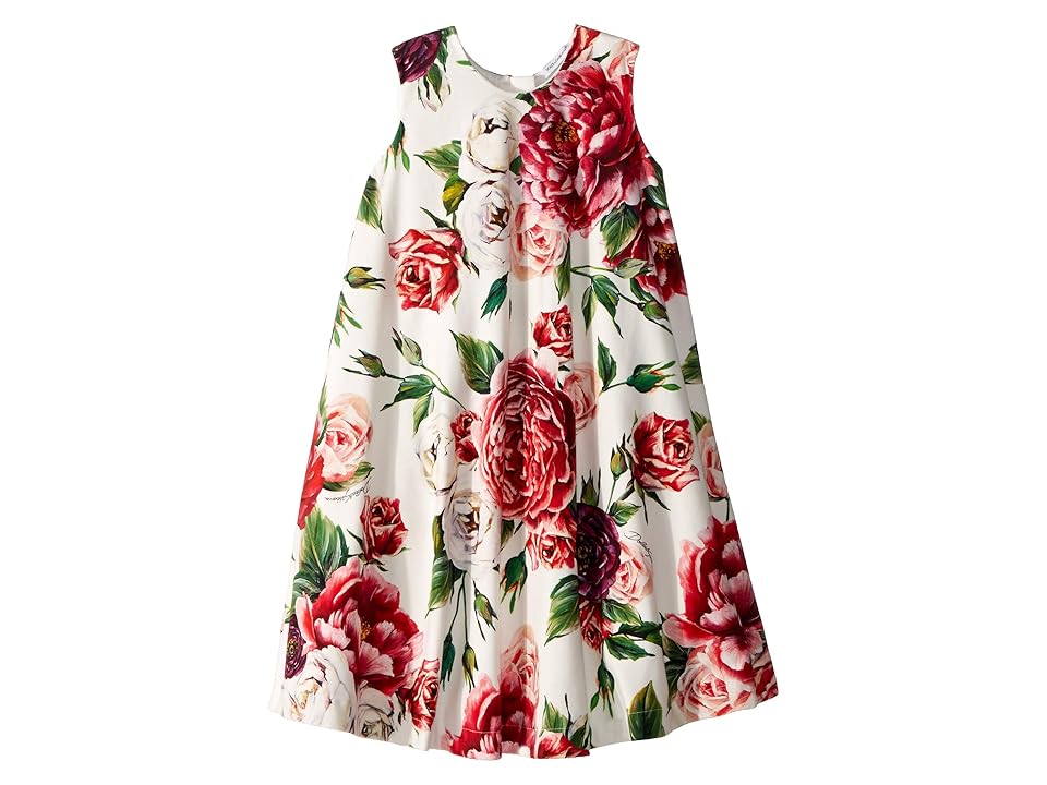 

Dolce & Gabbana Kids Knit Peonie Print Dress (Toddler/Little Kids) (Peonie Print) Girl's Dress