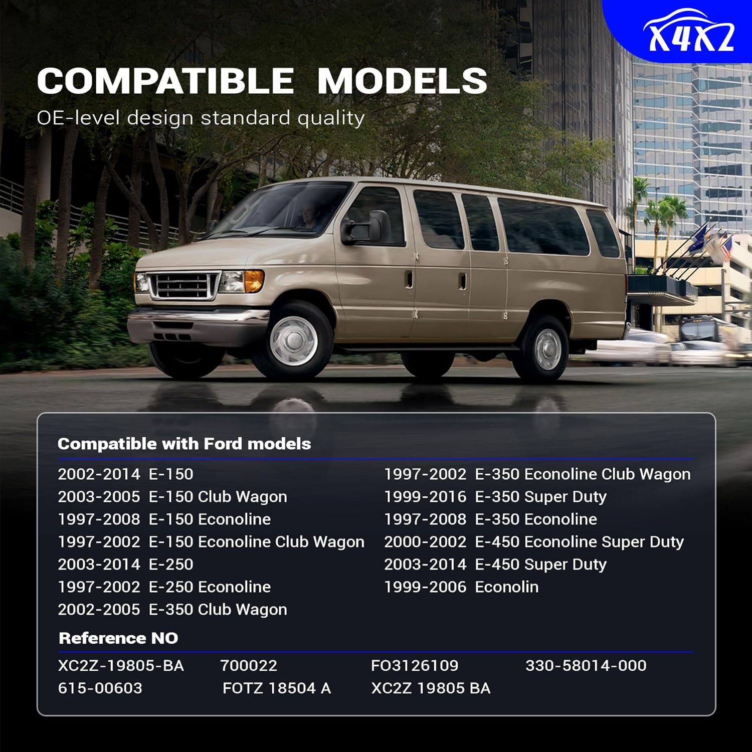 700022 AC Heater Blower Motor Compatible with 1997-2014 Ford E-150 E-250 E-350 Super Duty Econoline Club Wagon Replacement FO3126109 XC2Z-19805-BA 330-58014-000 615-00603