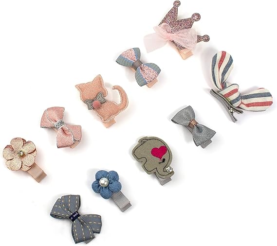 Amazon Co Jp Bianhuan ヘアクリップ かわいい ヘアピン ヘアアクセサリー 髪飾り 髪留め クリップ 髪留め 可愛い おしゃれ カジュアル 10点セット ベビー マタニティ