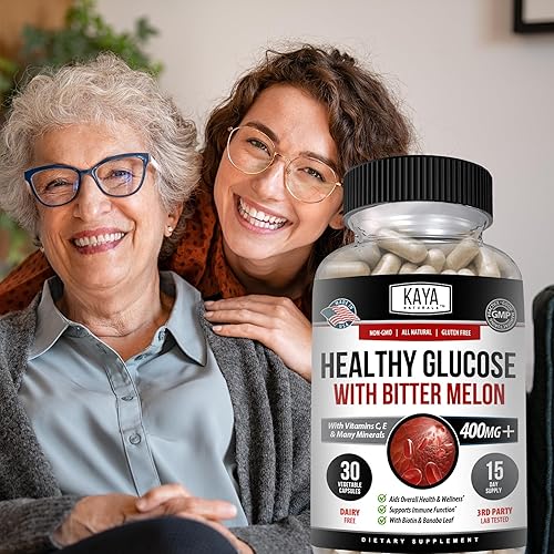 Miniatura 8 de Kaya Naturals Suplemento de gluco saludable con amargo | Apoya niveles y función saludables, 20 hierbas, vitaminas y minerales, ácido alfa lipoico,