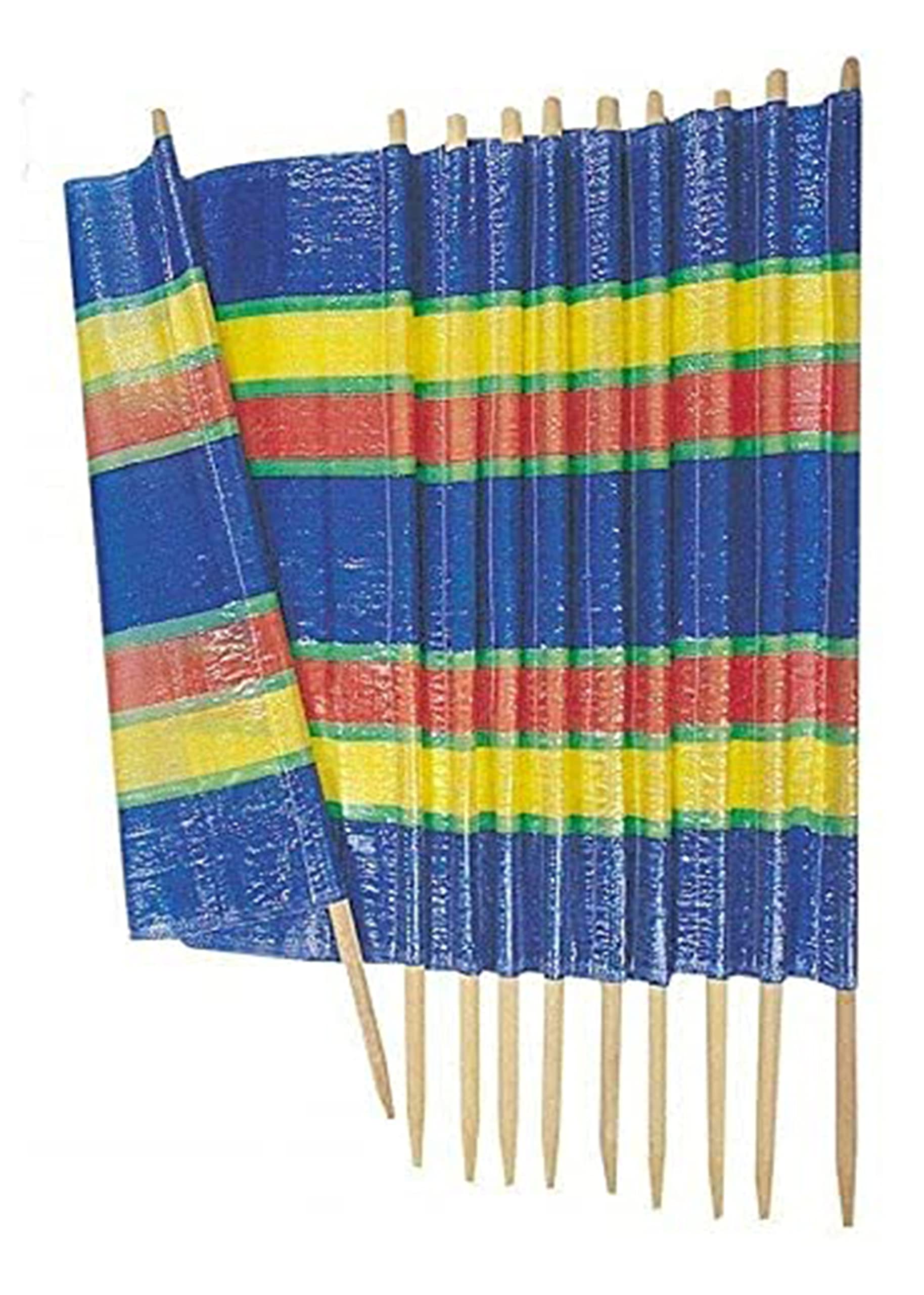 AAMEN 4 5 8 Wooden Pole Wind Breaks For Camping, Camping Accessories, Windbreaker Beach & Sun Shelter, Wind Breakers Garden Heavy Duty (6Poles(Width: 3.71m Height: 1.2m))