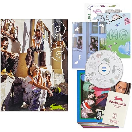 NewJeans - 1st Single [OMG] 9 Version Set(Out Box + Photobook +...