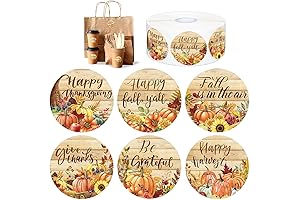 Whaline Thanksgiving Stickers Roll
