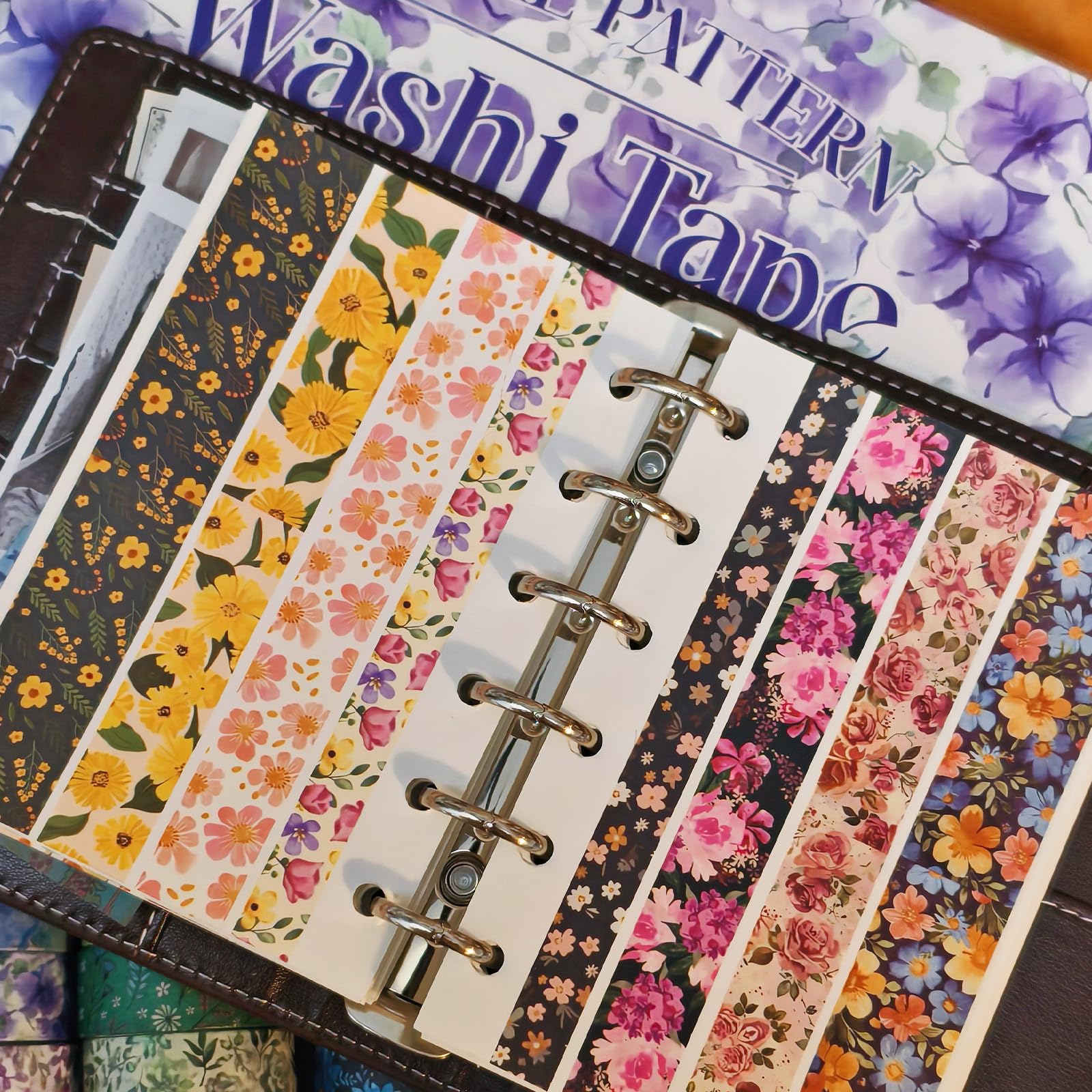 Vintage Floral Washi Tape Set - 42 Rolls -4 Vintage Floral Washi Tape Set - 42 Rolls -4