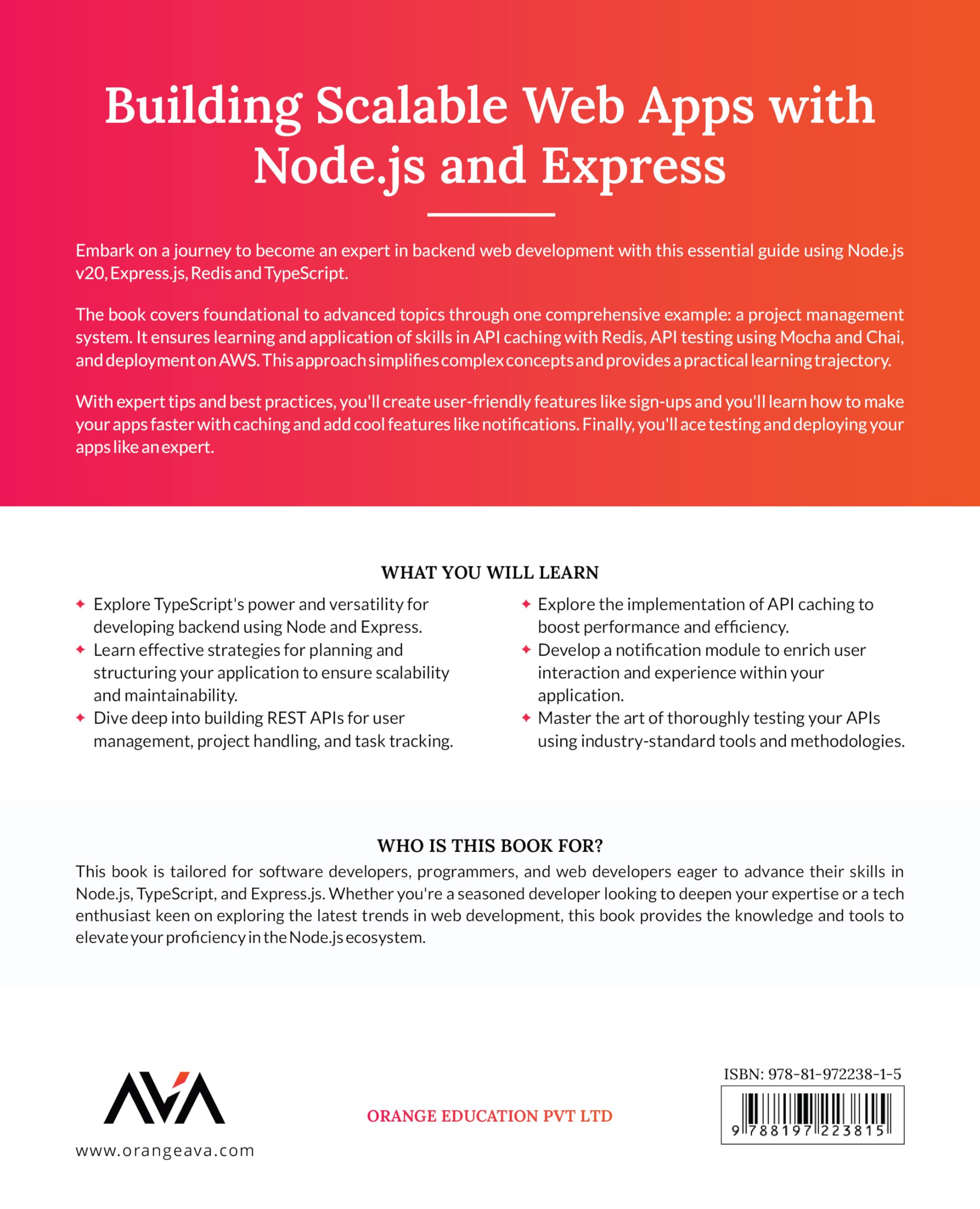Building Scalable Web Apps with Node.js and Express: Design and Develop a Robust, Scalable, High-Performance Web Application Using Node.js, ... (Full Stack Web Developer — MEVN Path)