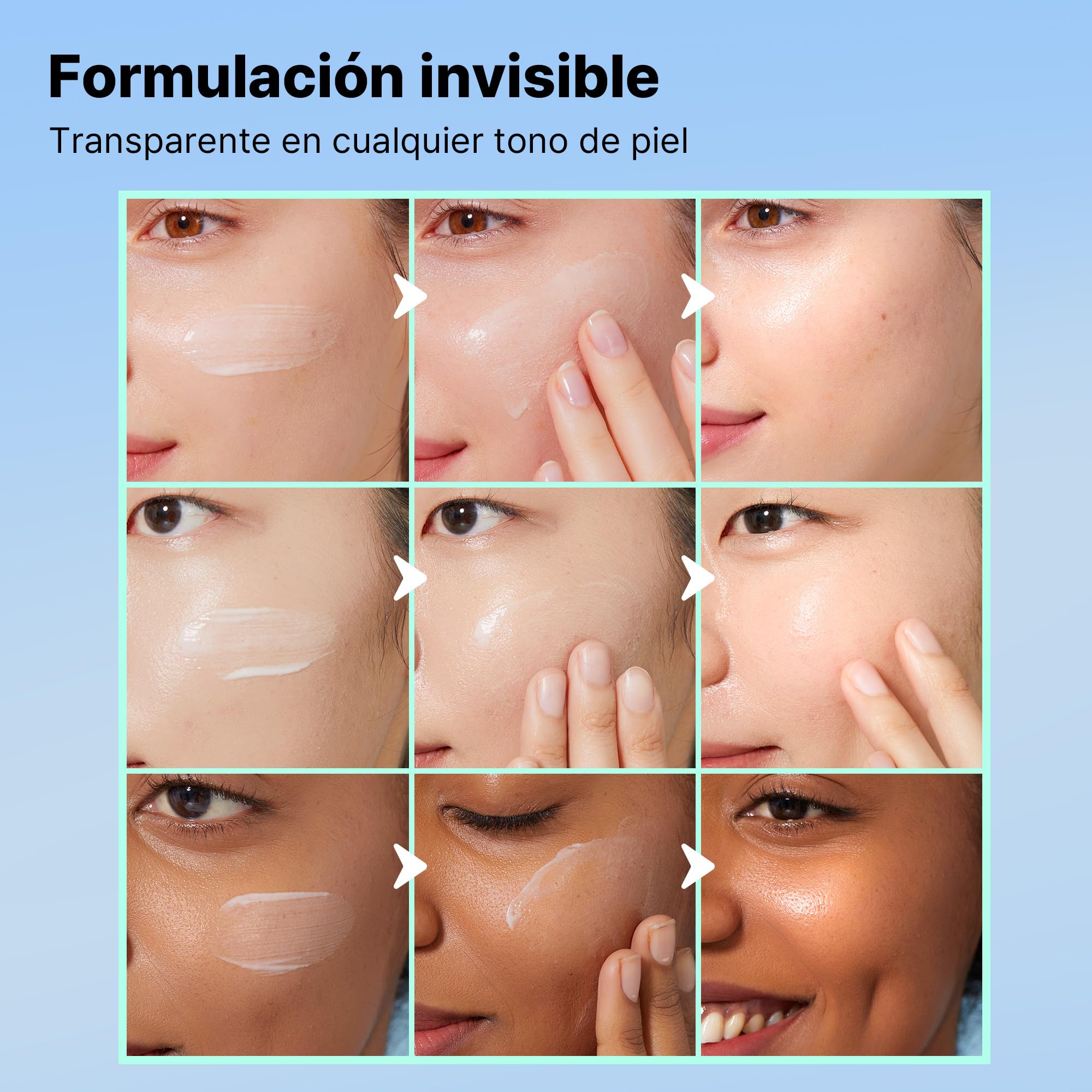 COSRX Ultra-Light Invisible Sunscreen | SPF50 PA++++, Sin Efecto Blanco, Ligero y de Absorción Rápida, Protección UV, Protector Solar Hidratante para la Piel Dañada por el Sol y Seca