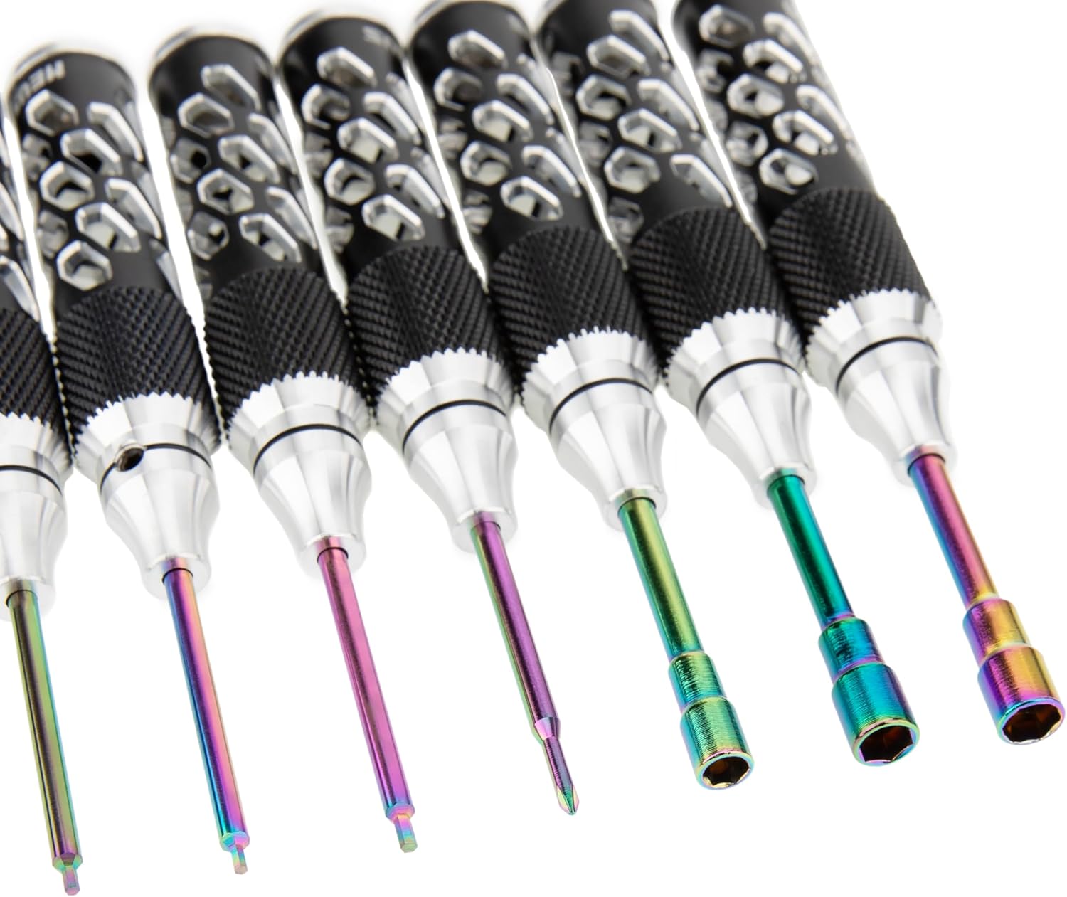 MEUS RACING RC Hex Screwdrivers Nut Drivers Phillips Screwdriver Tool Set for Axial 1/24 SCX24 Traxxas 1/18 TRX4M 1/18 1/24 RC Crawler Car (Type A)