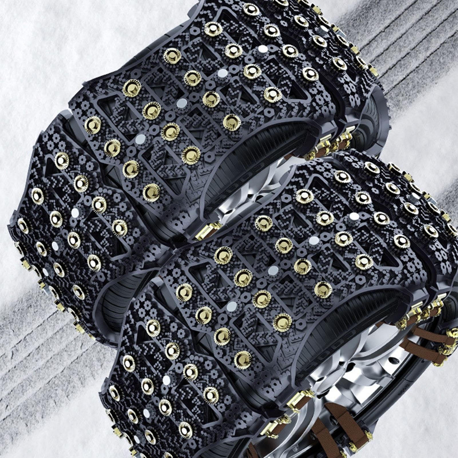 Cadena antideslizante para neumáticos, 6 cadenas de nieve para coche | herramientas universales de cadena de nieve, cadenas de neumáticos de camión, cadenas flexibles para neumáticos de nieve, bar