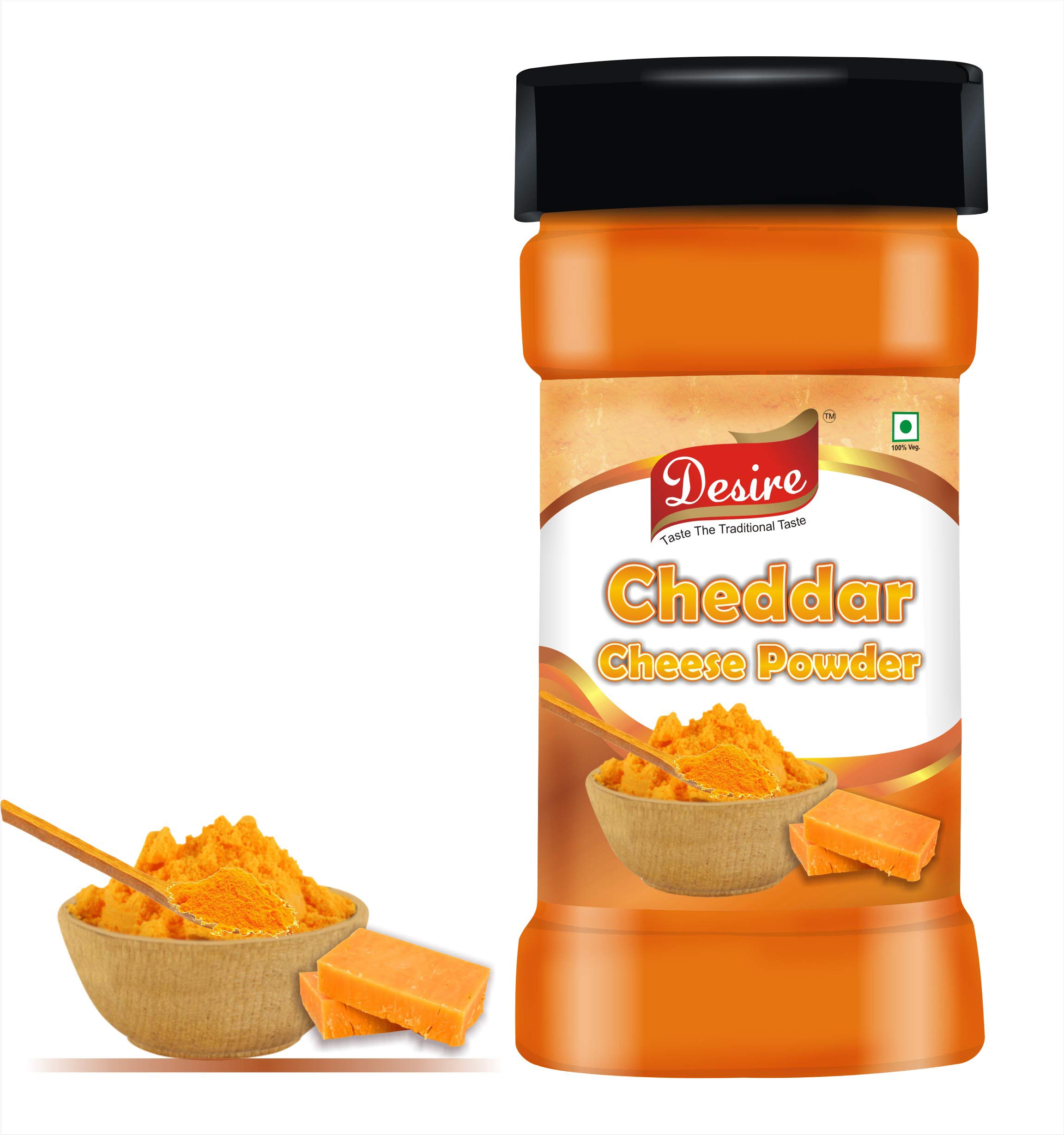 Buy Desire Cheddar Cheese Powder Seasoning for Popcorn, Pasta, Pizza