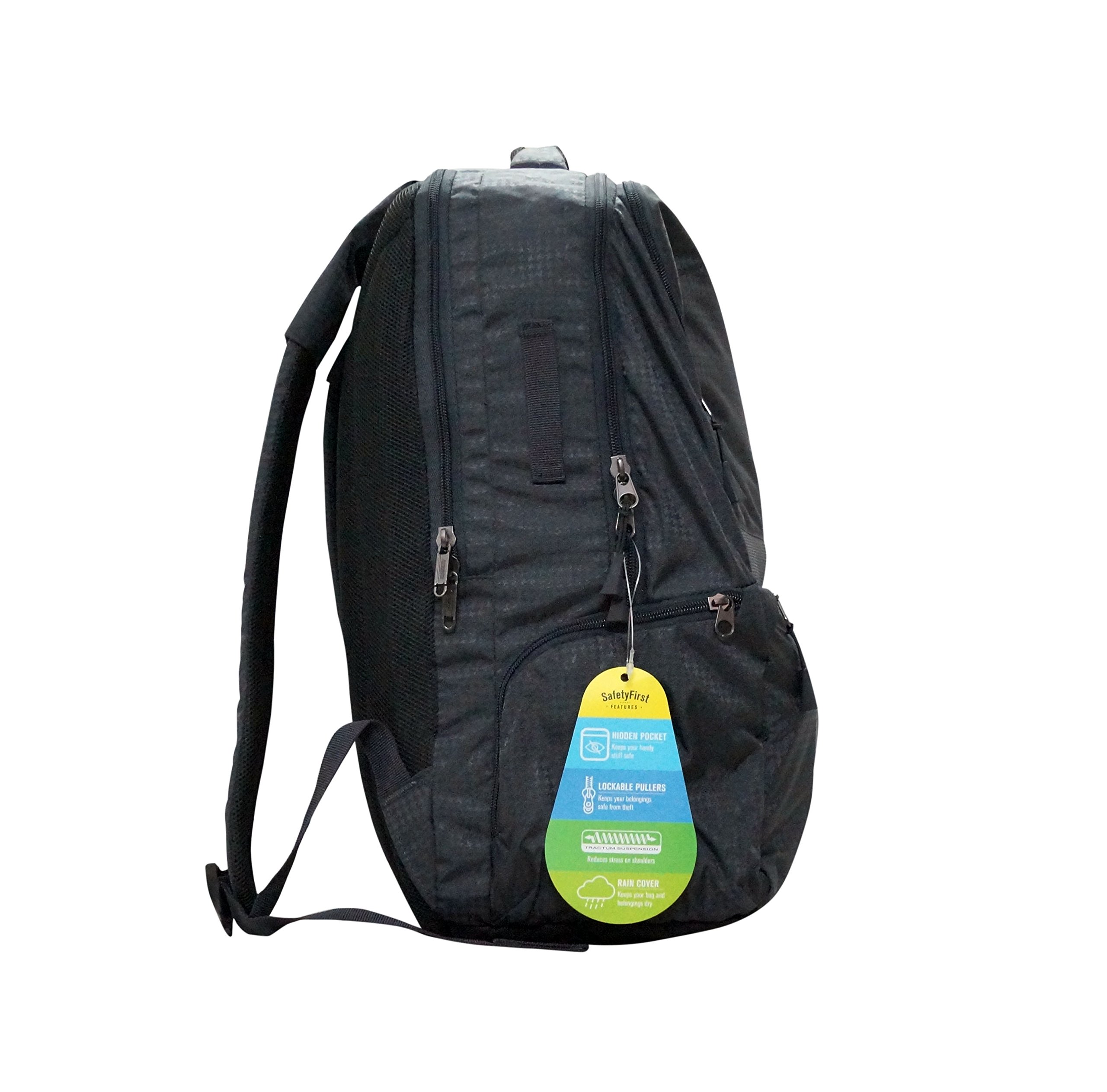 american tourister polyester backpack amt snap plus laptop 02 2018 American Tourister 32 Ltrs Grey Laptop Backpack (AMT INSTA PLUS LAPTOP BKPK  02 -GREY)