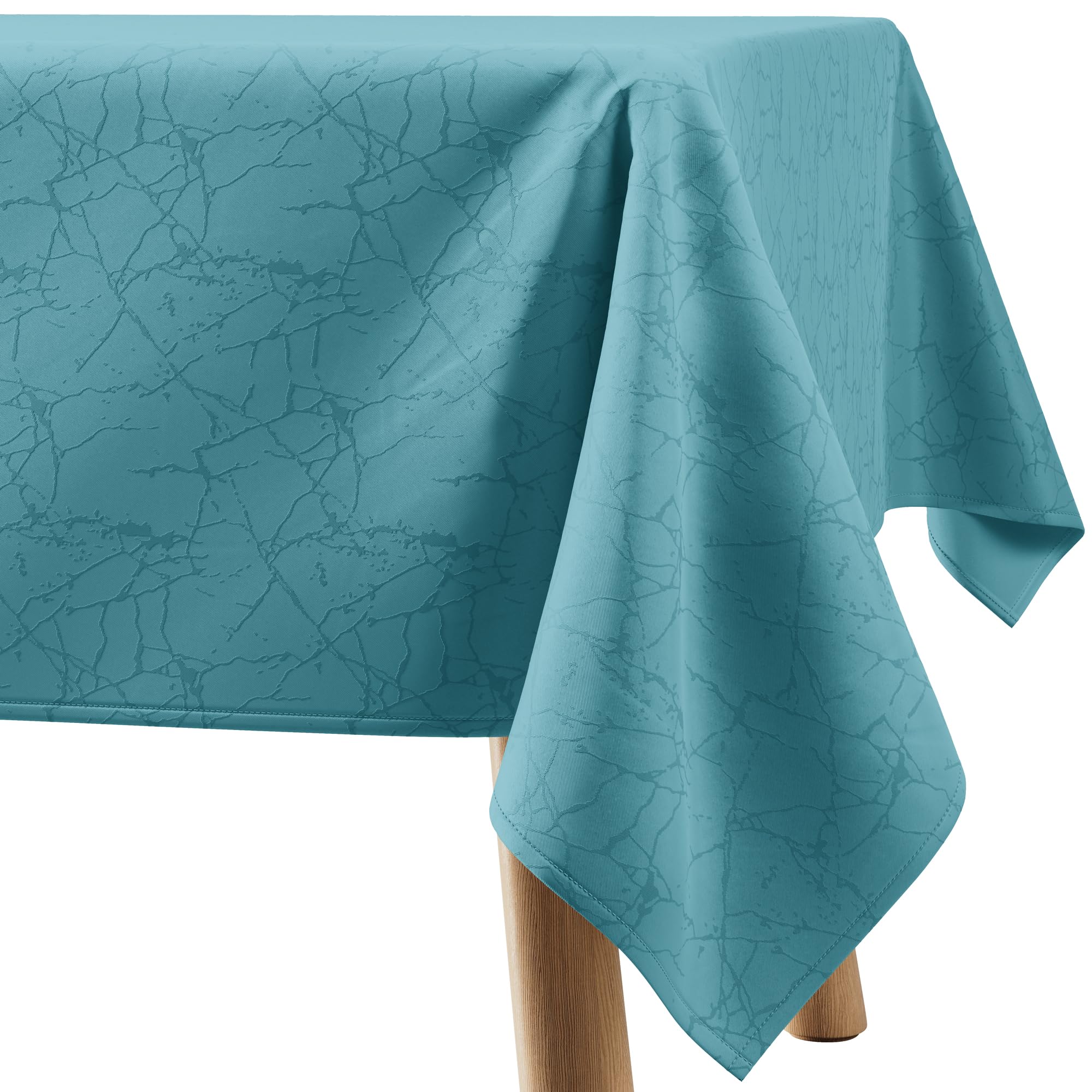 Filumi Tablecloth 140x240 cm (55x94in) MARINE Water Resistant Indoor Outdoor Marble pattern Manil