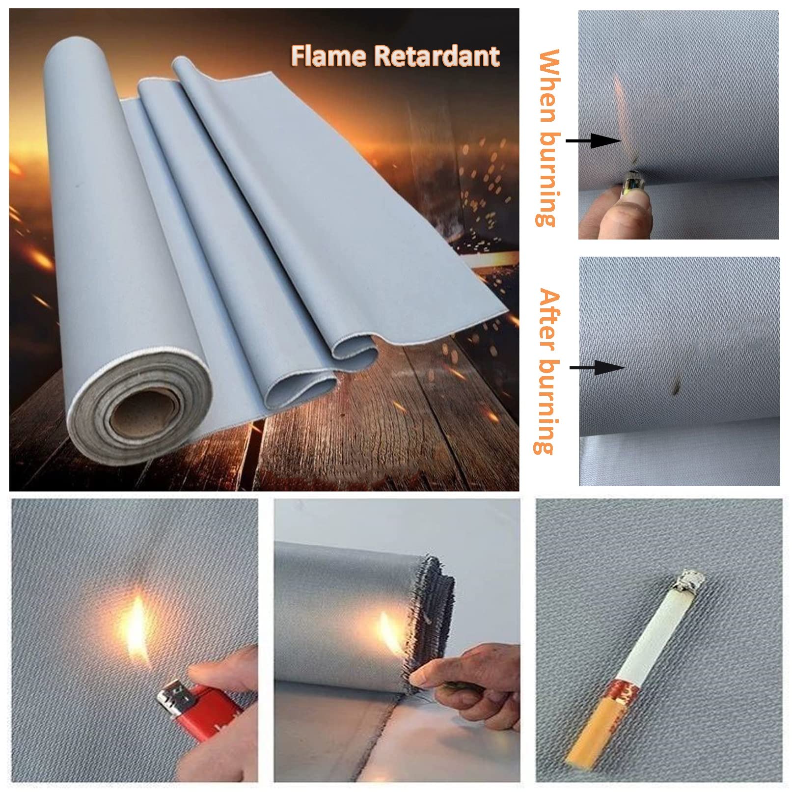 Cortina de puerta resistente al fuego, manta ignífuga, insonorizante, para escuela, hotel, cocina, dormitorio, sala de reuniones, teatro, hospital, cine, protección contra el frío