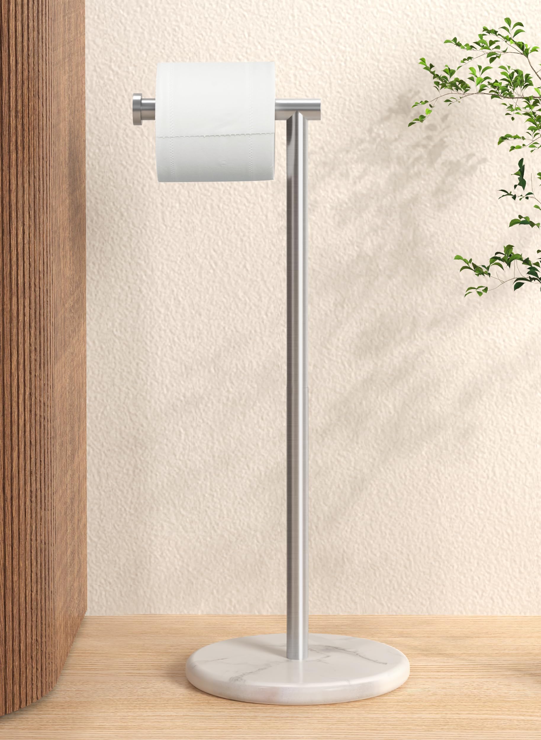 Flybath Free Standing Toilet Roll Holder 68CM With Marble Base Foldable flybath-free-standing-toilet-roll-holder-68cm-with-marble-base-foldable