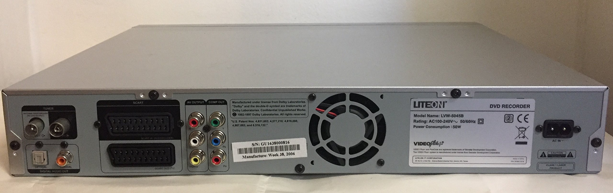 Lite-On HDD+DVD Recorder Registratore
