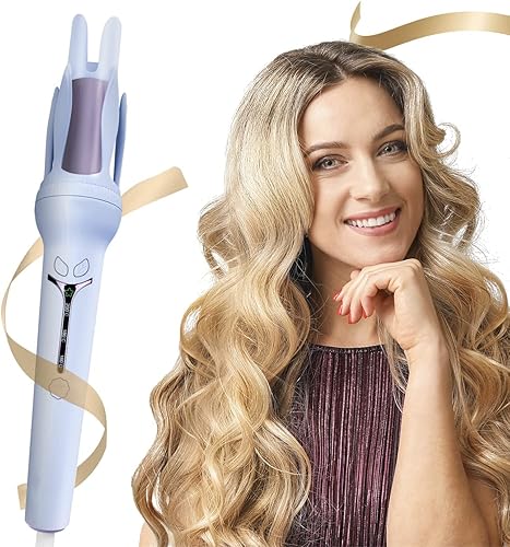 EWSBI Automatic Hair Curler Comes with a 1 Inch Large Rotating Barrel Automatic Curling Iron, 3 Temperature Settings, Automatic Shut Off, Fast