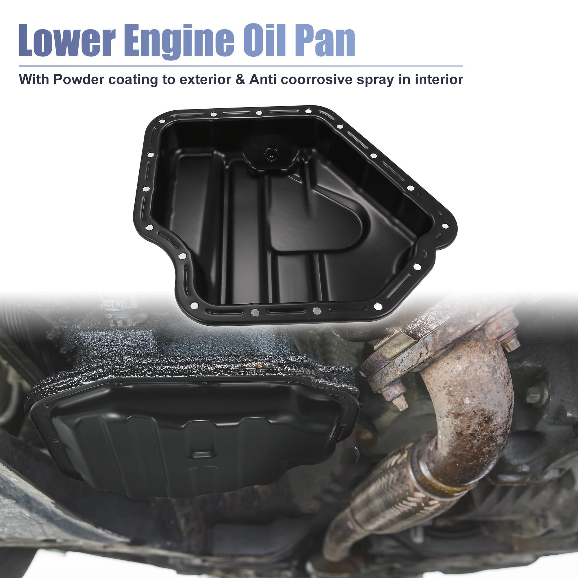 Amazon.com: uxcell Engine Oil Pan Transmission Oil Pan for