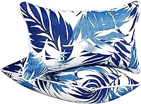 Vista 25 de JMGBird Juego de 2 almohadas lumbares para exteriores con relleno de algodón PP para muebles de patio, almohadas decorativas de 12 x 20 pulgadas