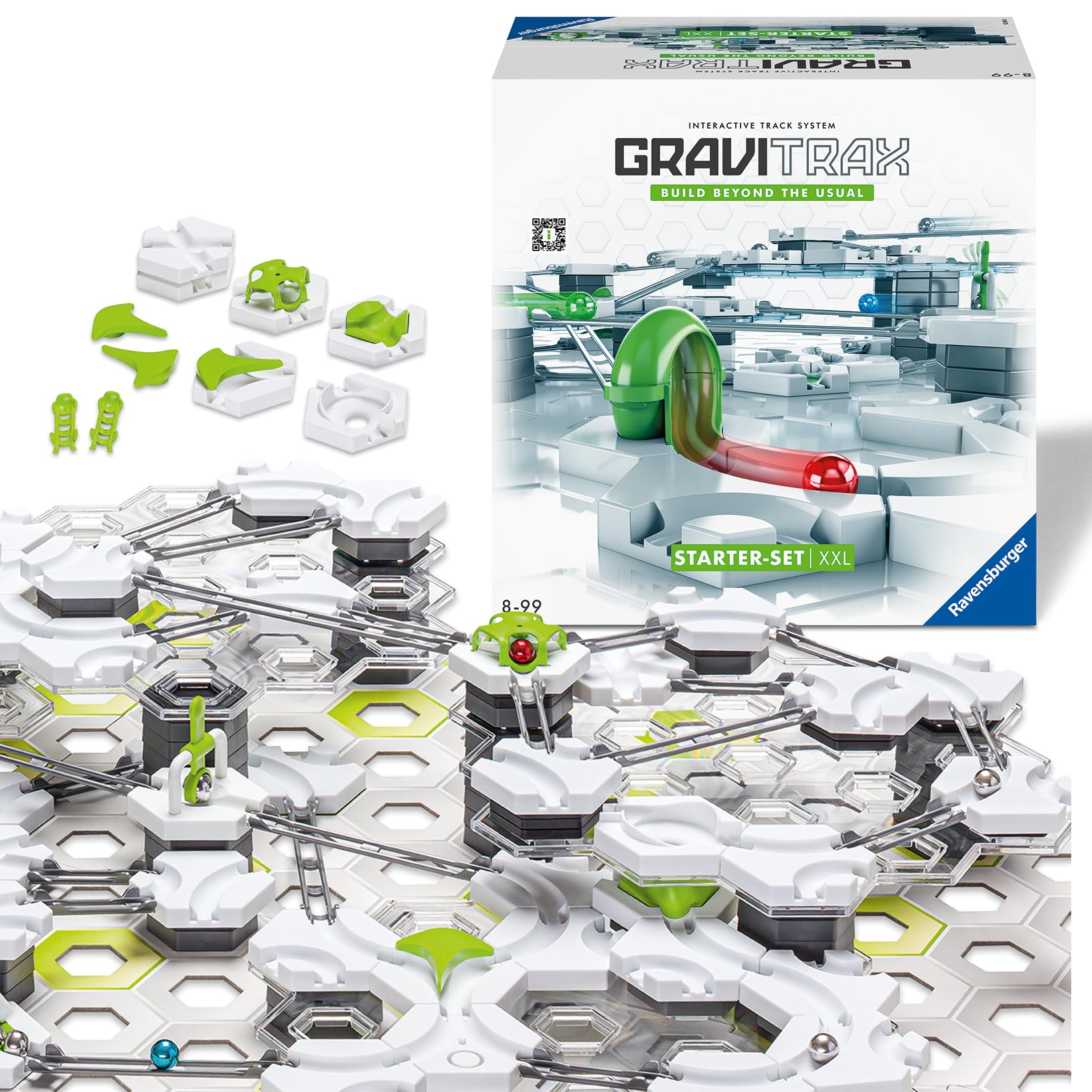 Ravensburger GraviTrax Starter-Set XXL 22416 - GraviTrax Starterset für Deine Kugelbahn - Murmelbahn und Konstruktionsspielzeug ab 8 Jahren, kombinierbar mit Allen Produkten, alleine bespielbar