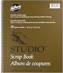 Hilroy Studio Art Paper Scrapbook, 10" x 12", Manila Paper, 60 Pages/30 Sheets (26421)
