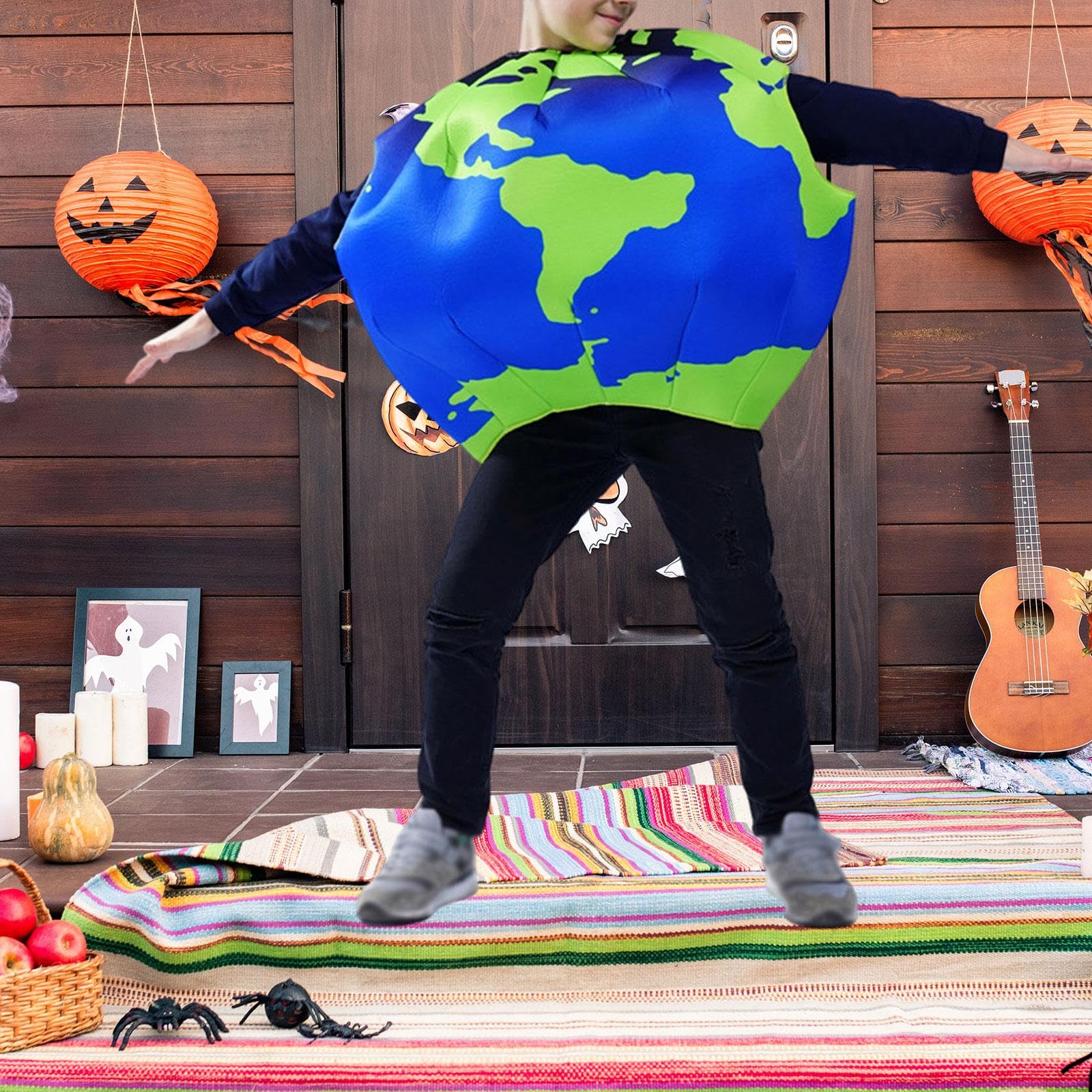 Disfraz de Halloween para Niños, Disfraz de Cosplay de, Disfraz para Espectáculos Y Fiestas Navideñas.