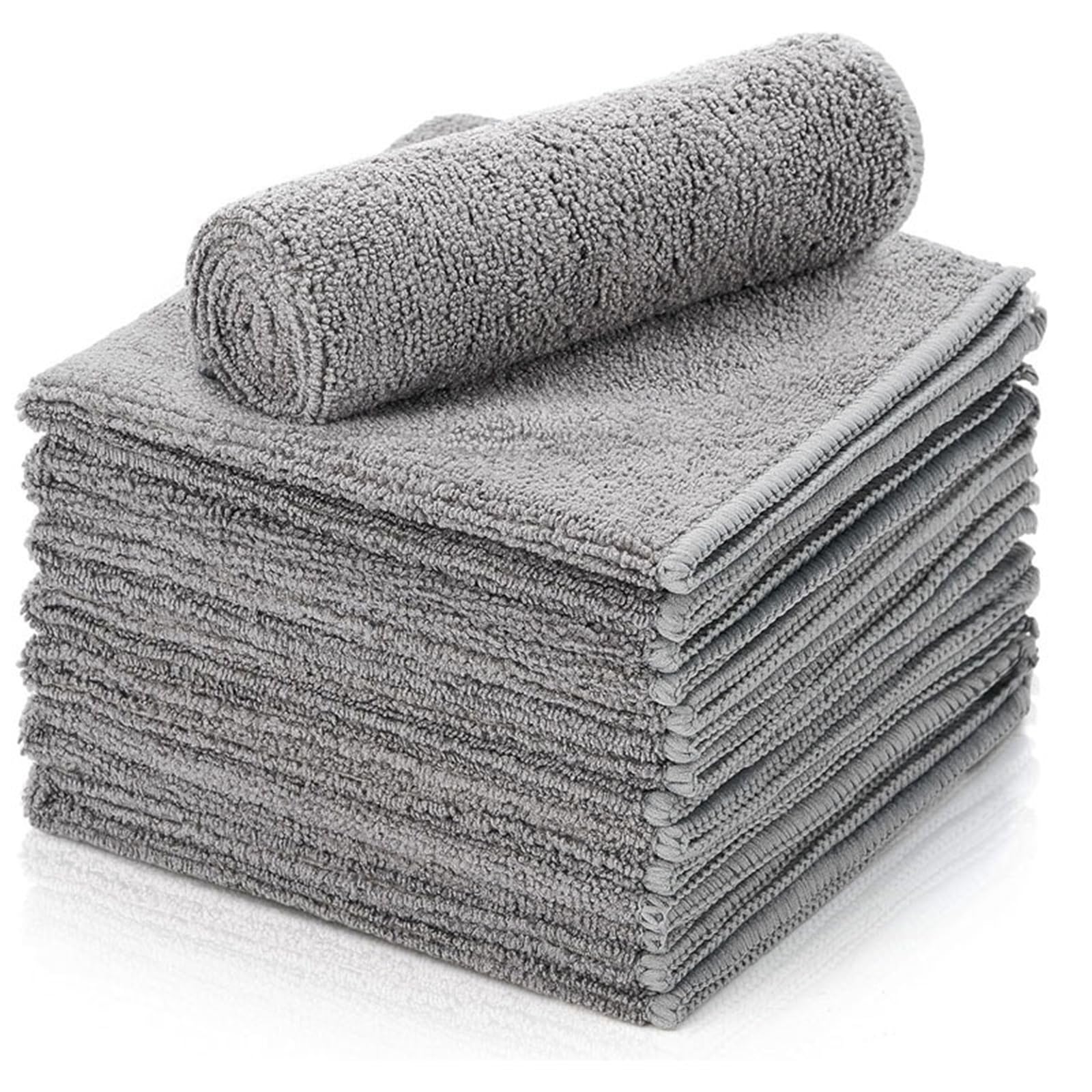 GMEqfhpOPS 1-100PCS Microfiber Cleaning Cloths Absorbent Soft Stain-removing Towels for Bicycle Car Kitchen Reusable Cleaning Towels Towels Bath(50PCS)