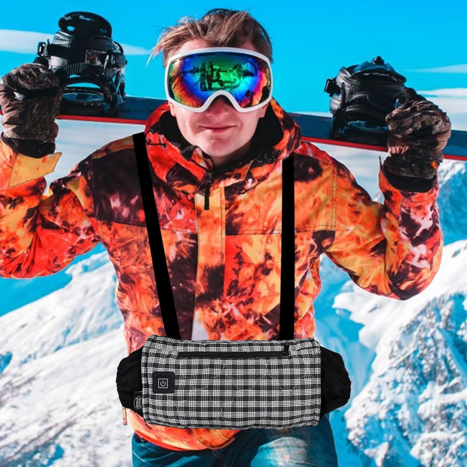 Scaldamani elettrico, con batteria ricaricabile, ricaricabile tramite USB, lungo di riscaldamento, scaldamani portatili, scaldamani invernali per donne, uomini, Raynauds, caccia, golf, campeggio | Riscaldatori riscaldanti per fotografia all'aperto, campeg
