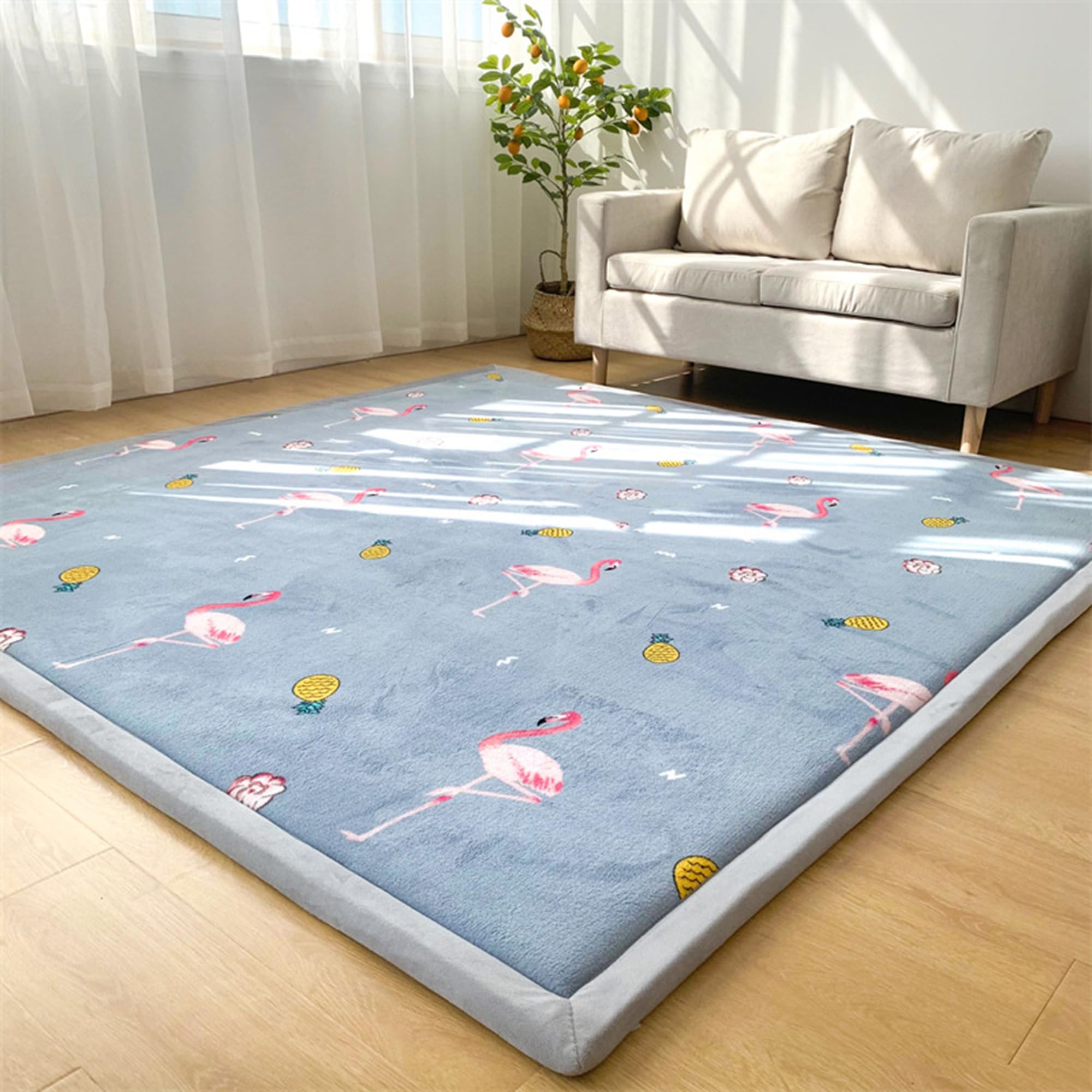 Tapis de salon 200x280 cm Style 3 grand format lavable pour couloir
