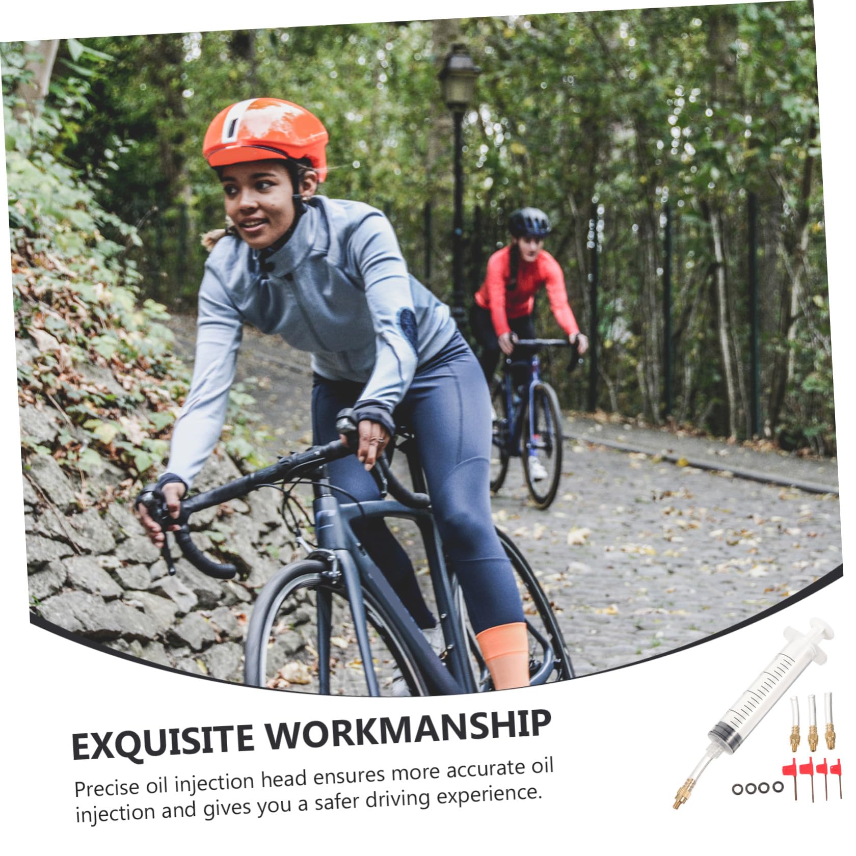 Abaodam Herramienta engrasar montaña Equipo Bicicletas hidráulico Kit de Purga de Aceite reparación de Frenos de Bicicleta reparación de Frenos para Bicicleta Metal