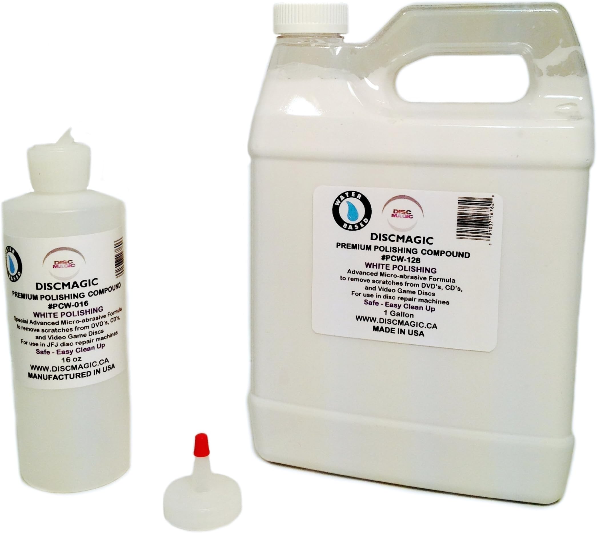 Premium 1 Gallon White #2 Polish Compound (JFJ Easy Pro, Double Arm, Single Arm & Armless Compatible)