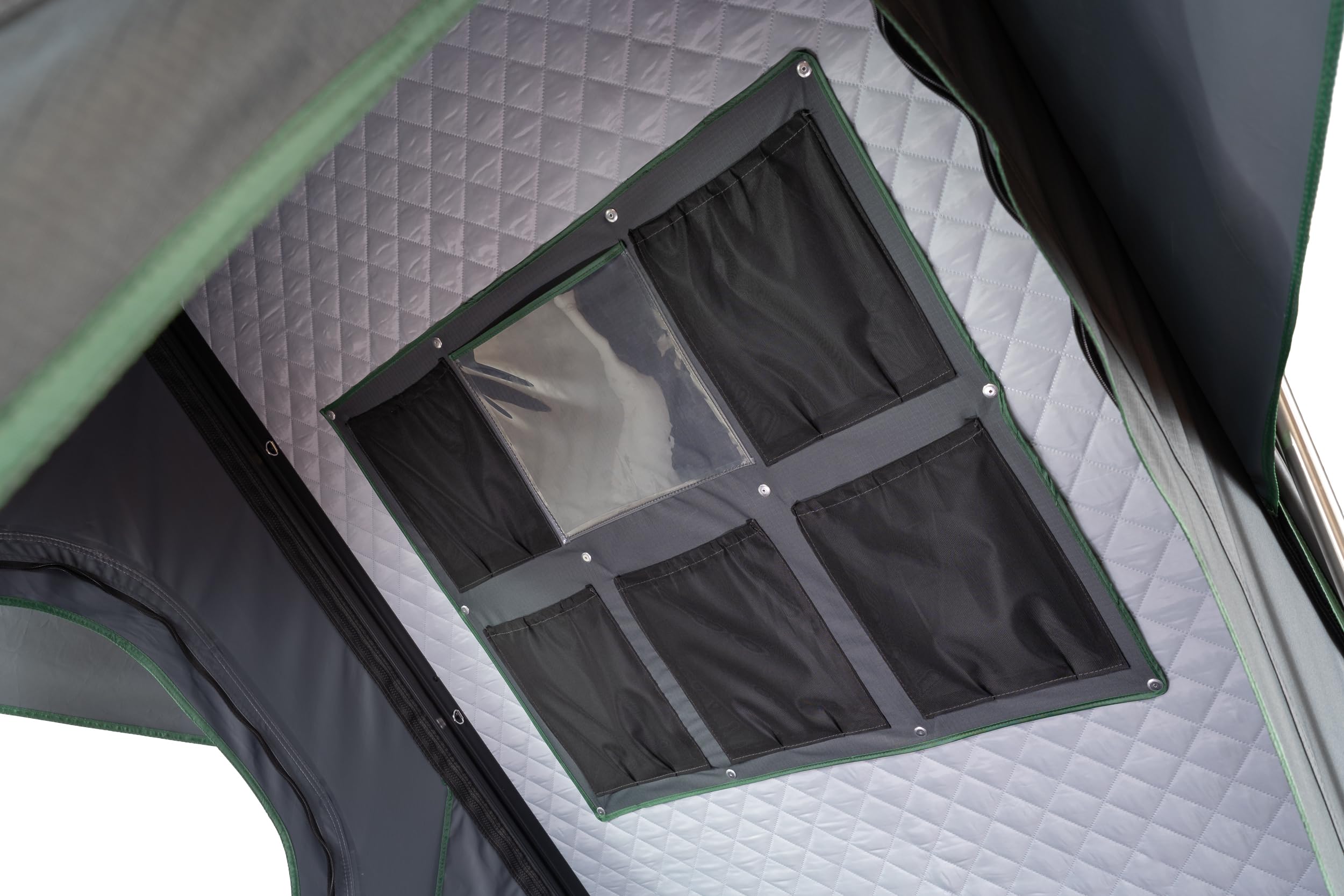 BIA Outdoor Gerald - Tenda da tetto rigida, montaggio rapido, resistente alle intemperie e robusta, adatta per SUV e auto, perfetta per campeggio e avventure all'aperto, incluso materasso e scaletta