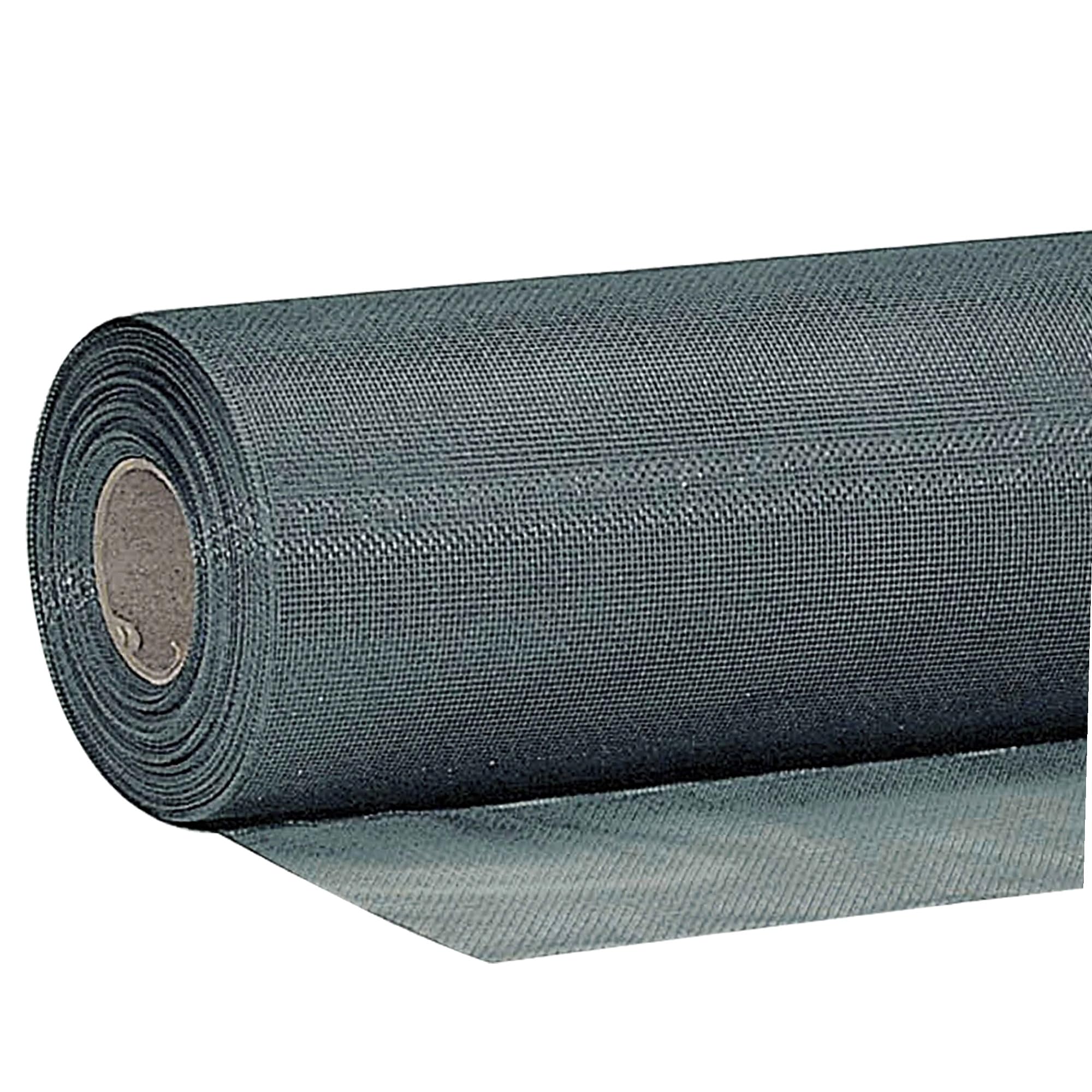 WERKA PRO Tulle Moustiquaire en Fibre de Verre 100x250 cm Noir - Indémaillable et Lavable - Protection Contre Les Insectes - Installation Facile - Visibilité Préservée