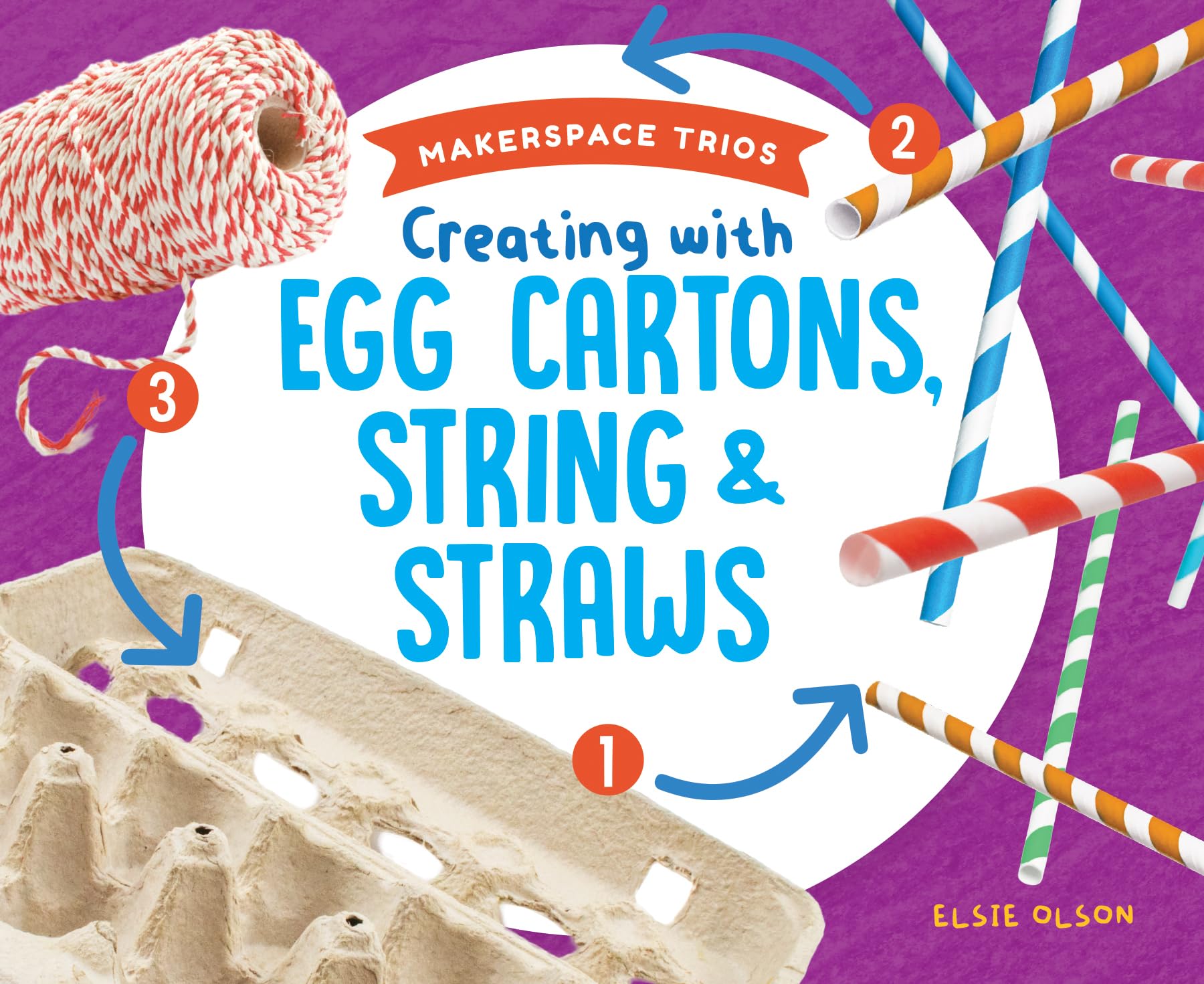 Buy Creating with Egg Cartons, String & Straws (Makerspace Trios) — BookShops.in
