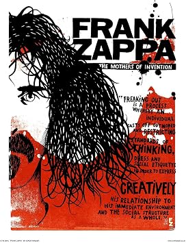 onthewall Frank Zappa Poster Art Print by Simon Walker OTW041