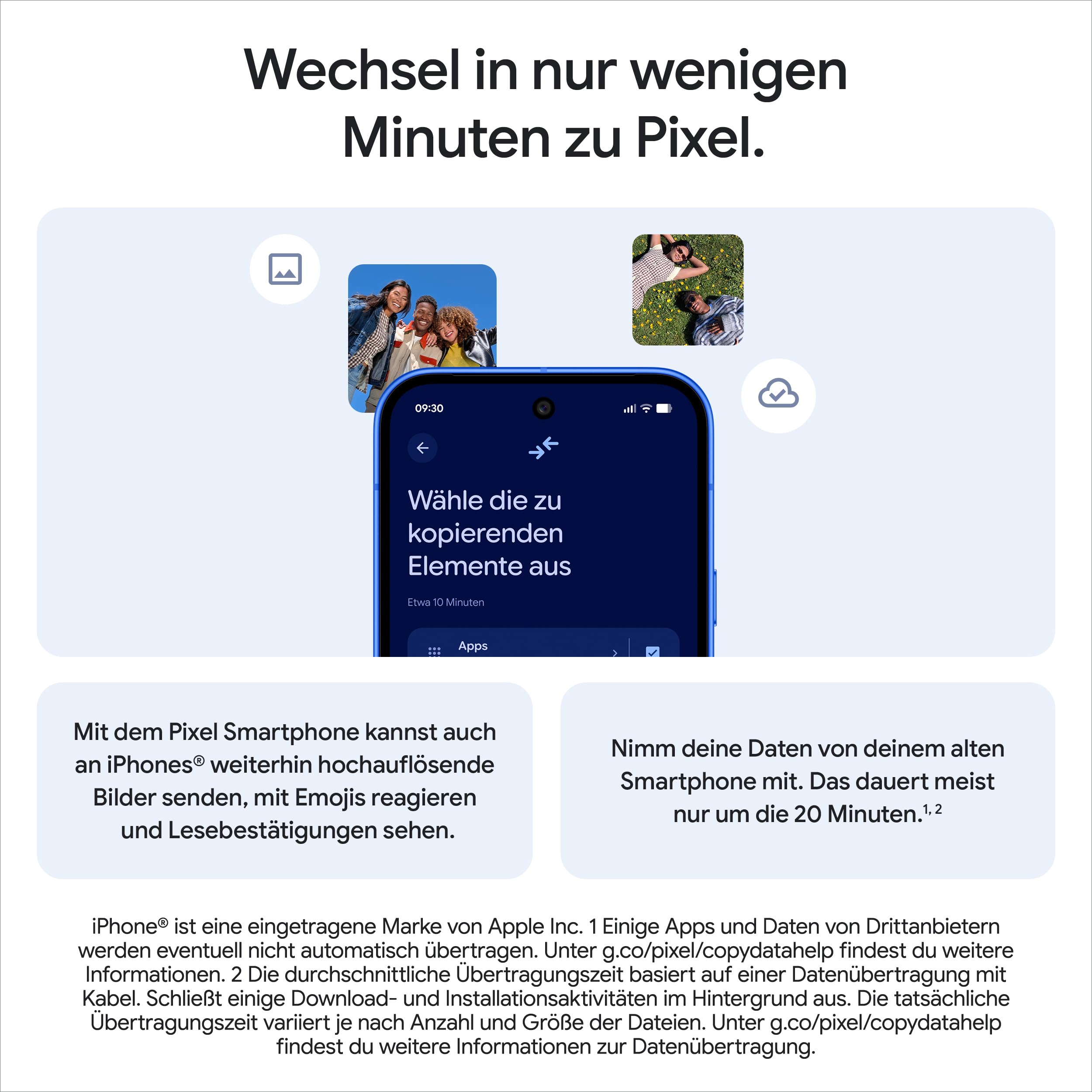 Google Pixel 10 – Android-Smartphone ohne SIM-Lock, mit Gemini, innovativer Dreifach-Rückkamera, mehr als 24 Stunden Akkulaufzeit und 6,3 Zoll großem Actua-Display – Obsidian, 128GB