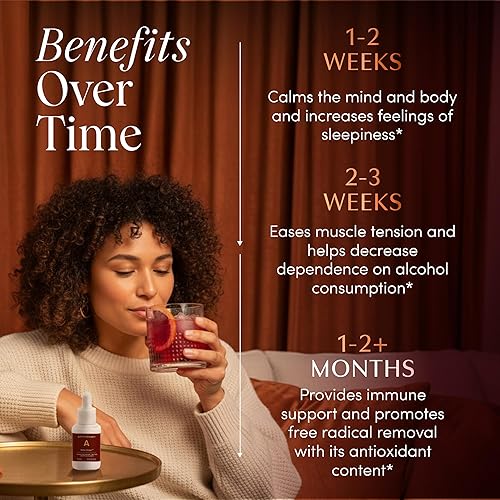 Miniatura 5 de Apothékary Wine Down Suplemento de hierbas, tintura alternativa de vino tinto sin alcohol, sin azúcar, sin gluten, vegano, 30 porciones, 1.26 onzas