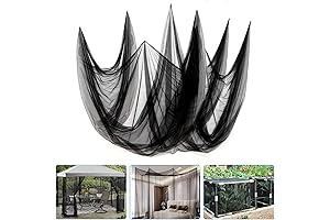 Mosquito Netting Curtains for Patio - Super Dense Barrier for Outdoor Protection