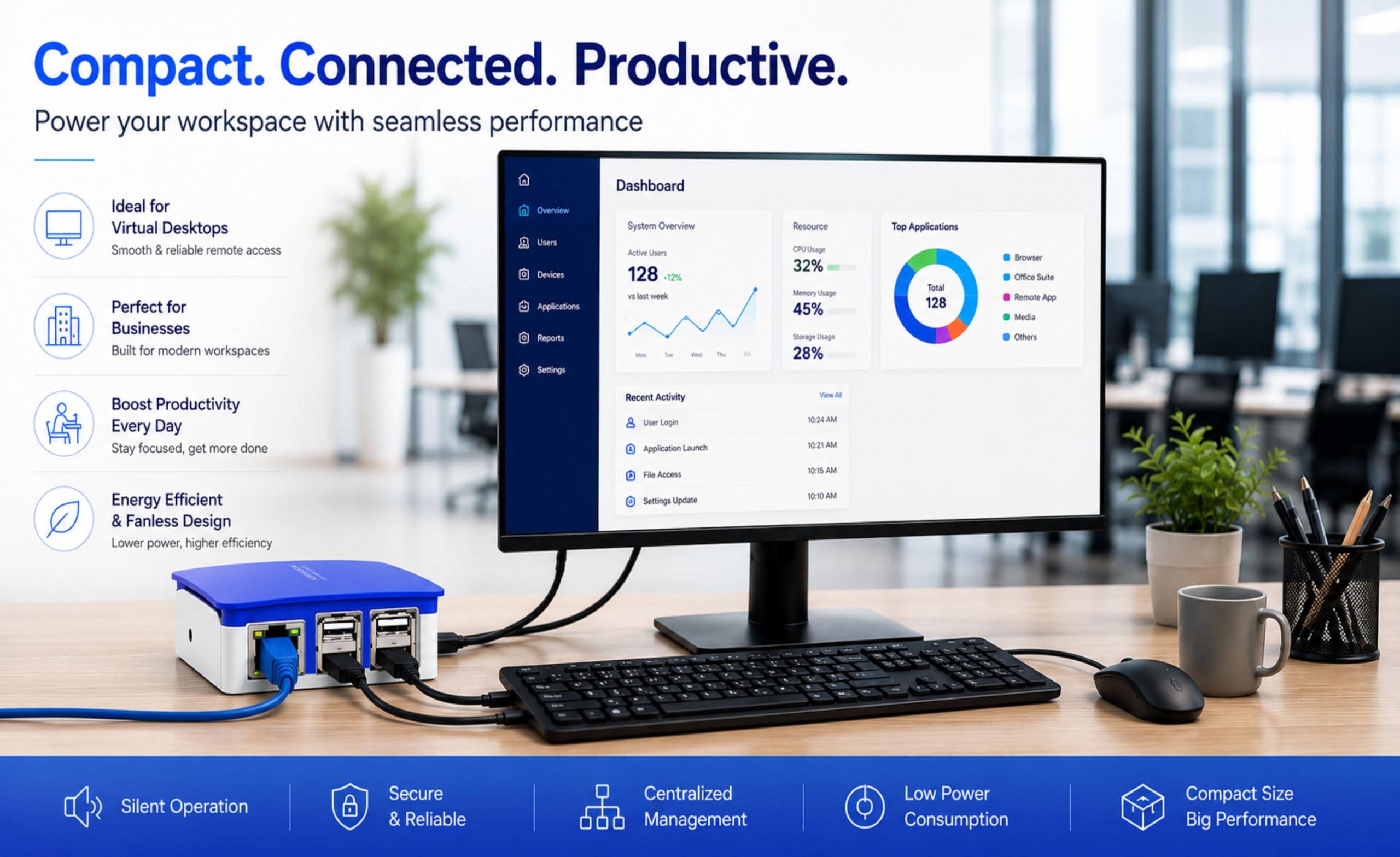 Zinx Nseries FL300 Thin Client :: ARM 2GHz Quad Core Processor | Windows 11 Pro Compatible | 2GB RAM | 8GB Flash ::1 Year Warranty — Amazon image 5