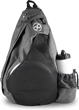Infinite Discs Slinger Deluxe Disc Golf Backpack for Quick Disc Storage, 12 Disc Bag Gray