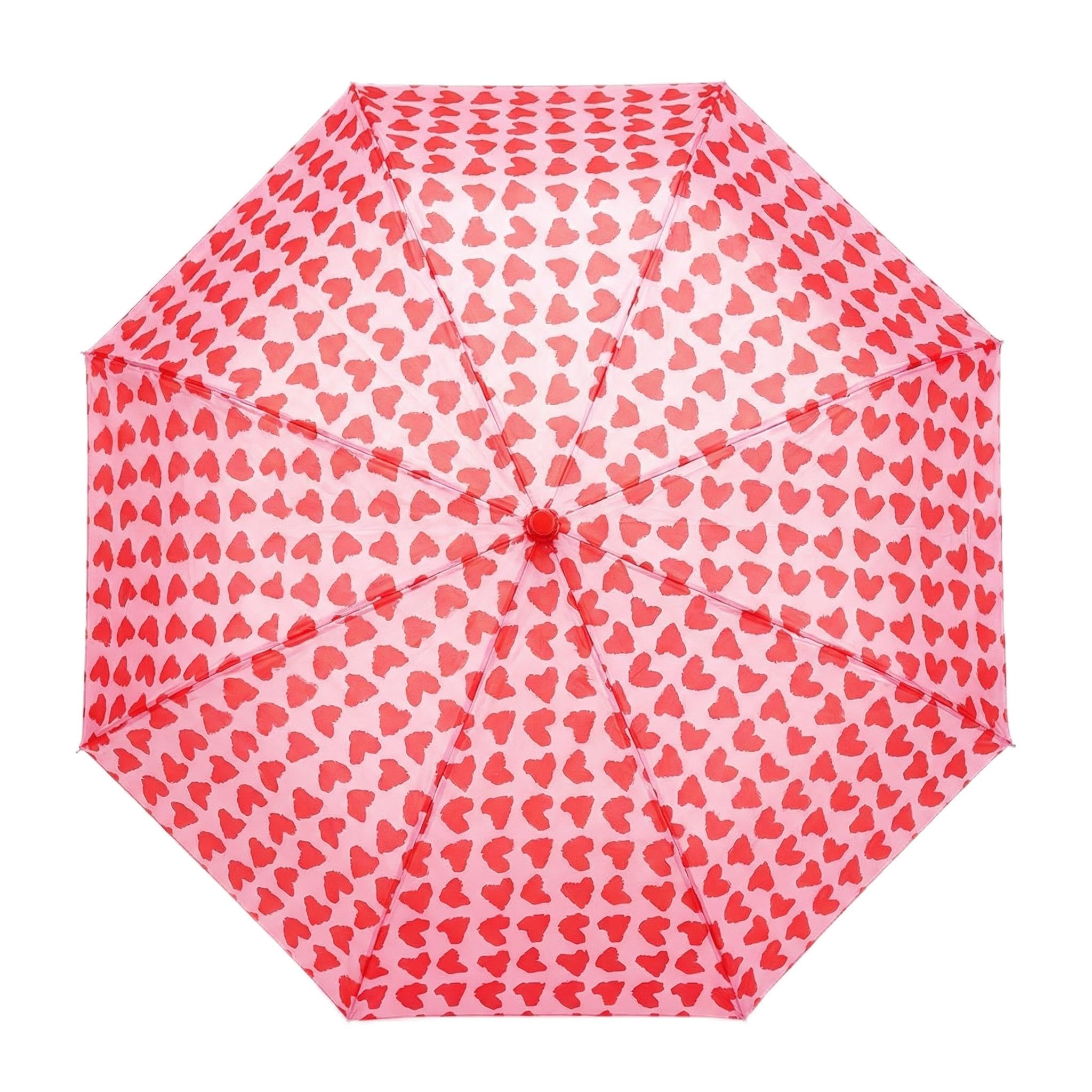 Undercover Red & Pink Heart Supermini Umbrella UU0459