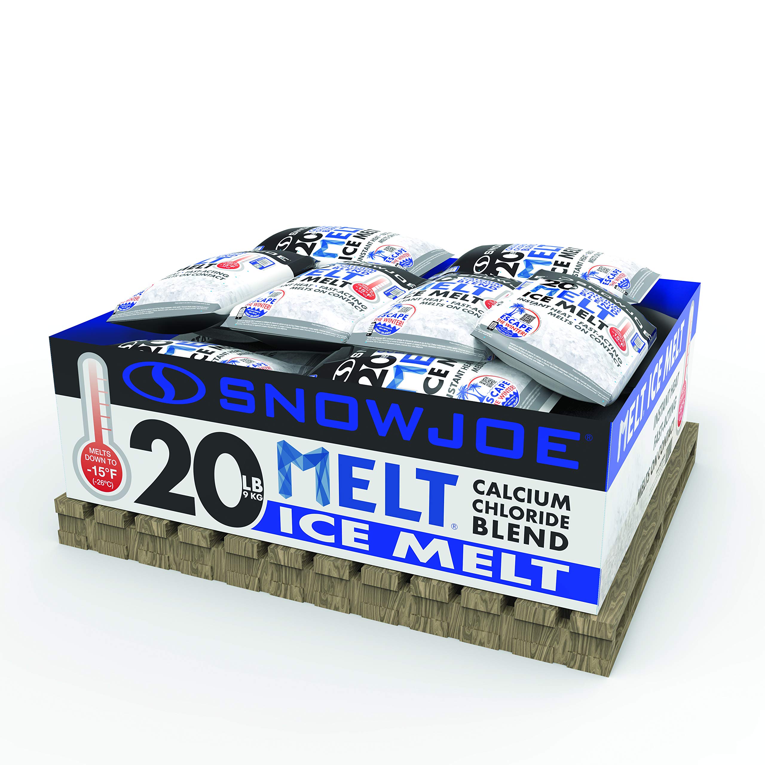 MELT20ESB 20Pound Calcium Chloride Ice Melt Blend
