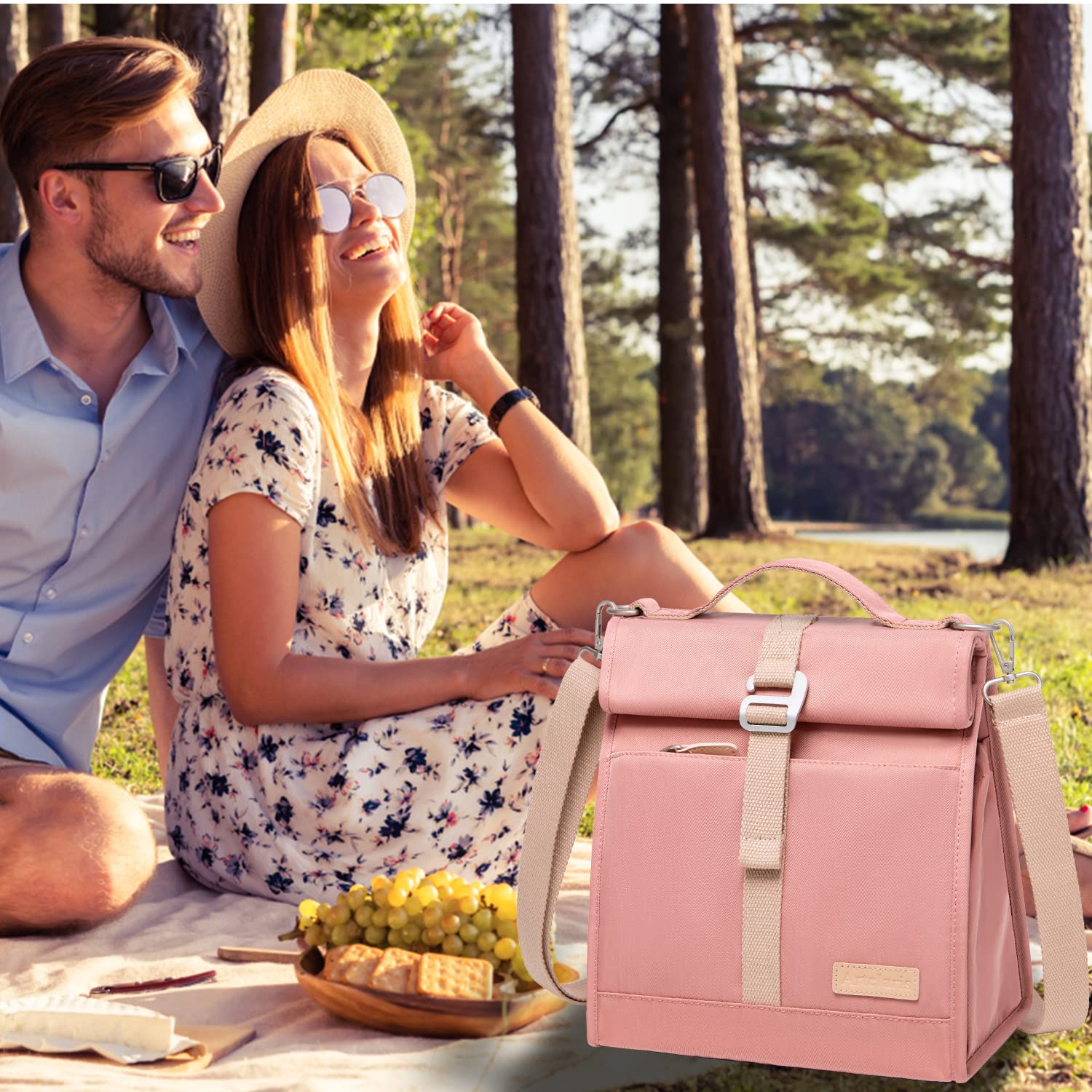 Borsa Termica Pranzo Donna Artelaris, 18L Grande Capacità, Isolata E A Prova Di Perdite, Con Tasche Multiple Per Lavoro E Picnic