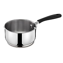 Lagostina Gioiosa Casseruola Fonda in Acciaio Inox 18, 10 Ø 14 cm, Pentola Induzione, Gas e Forno fino a 250 °C, Finitura Lucida Esterna e Satinata Interna, con Manico in Bakelite
