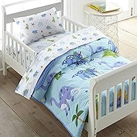 Vista 2 de Wildkin Funda de almohada 100% algodón para niños pequeños, hipoalergénica, suave y transpirable, dinosaurio tierra