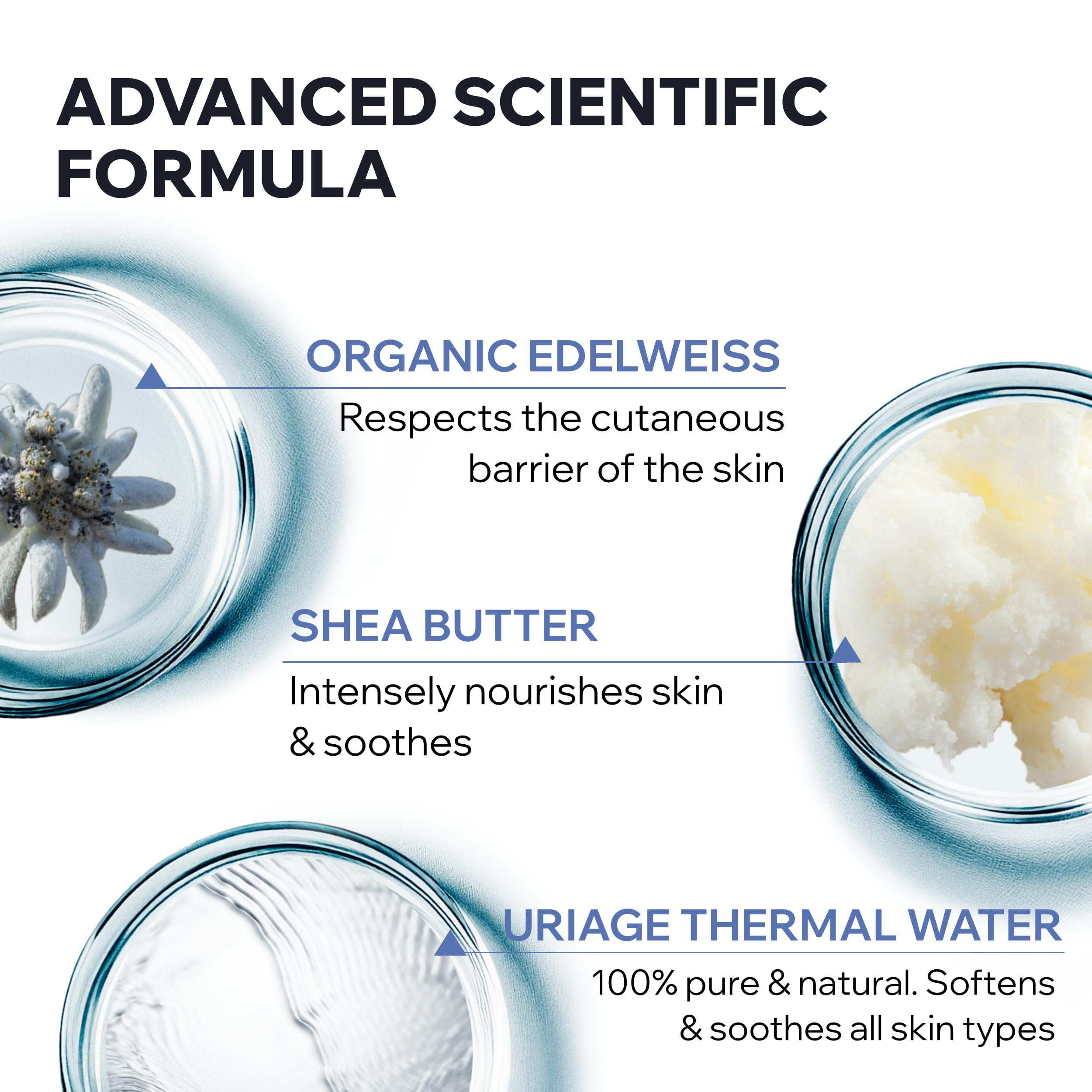 Uriage Bébé Crema Lavante Detergente Senza Sapone 1 L
