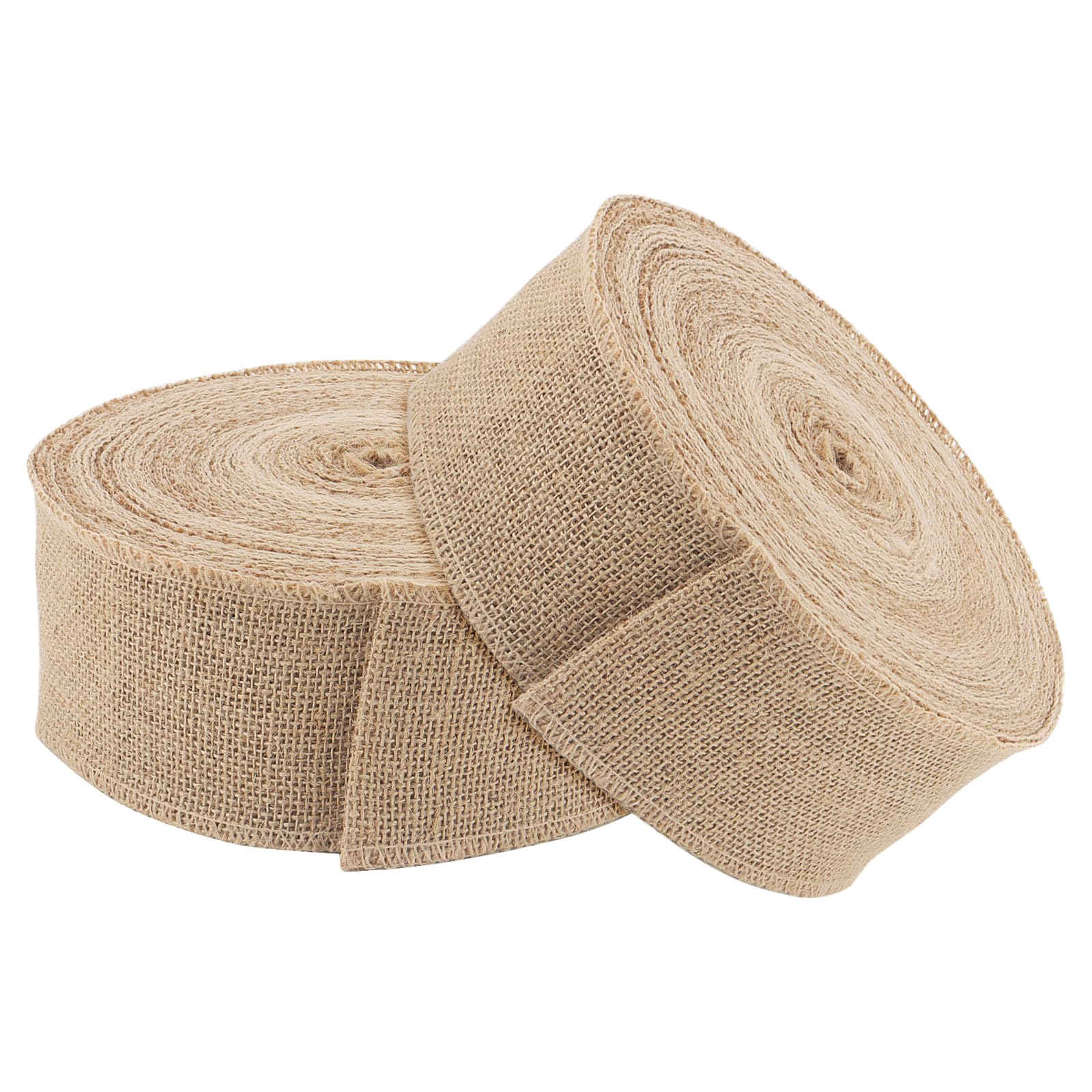 Ruban en toile de jute naturelle 8 cm rouleau décoration loisirs créatifs