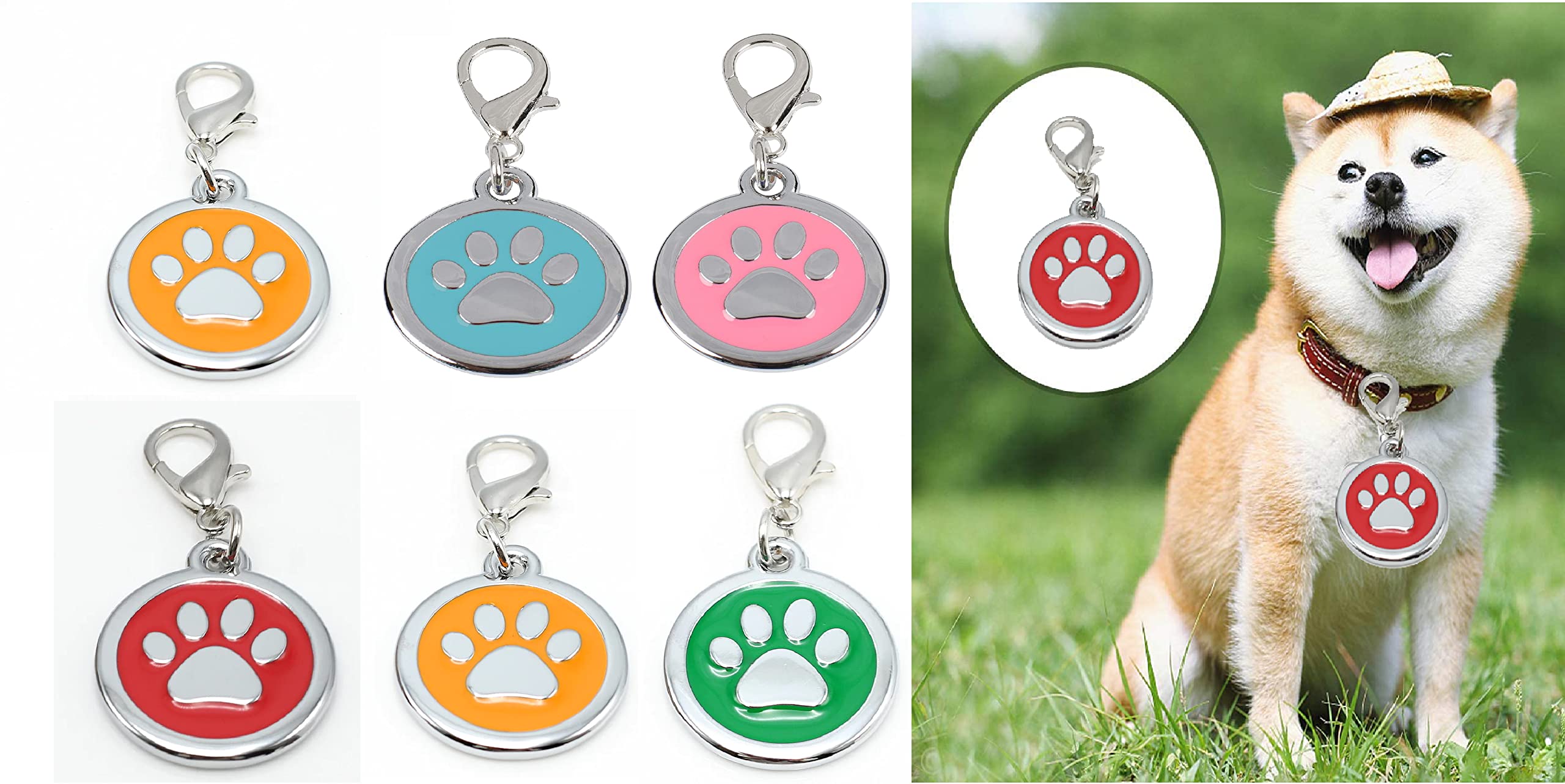 RvPaws Pet ID Tags - 1 Piece Beautiful Alloy Personalized Dog/Cat Neck Charm for DIY Necklace Making | Pet Pendant - Best Gift for Your Pets (Design - 01) - Color As Per Available (B0BQGF8PYV) Amazon Price History, Amazon Price Tracker