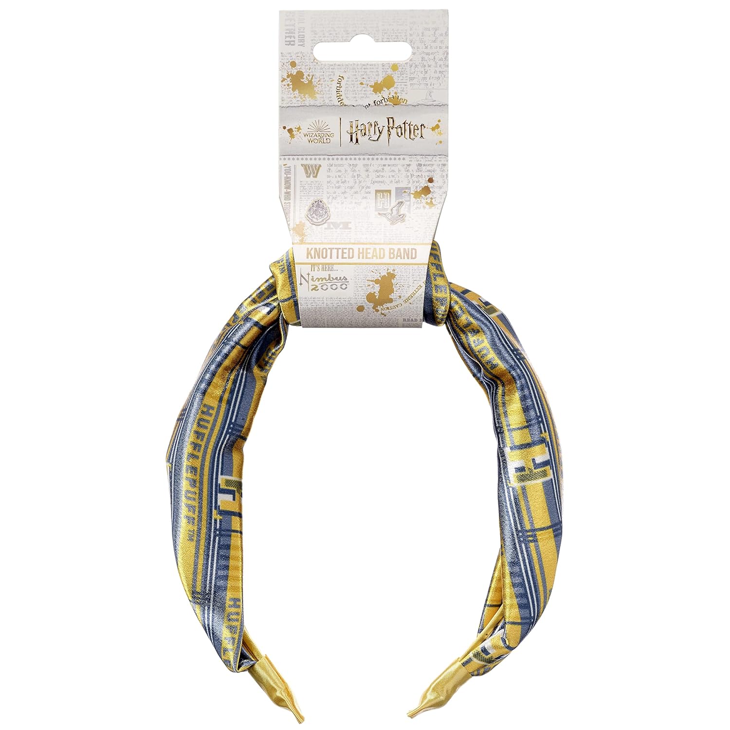 The Carat Shop Official Harry Potter Hufflepuff Knotted Headband - Image 2