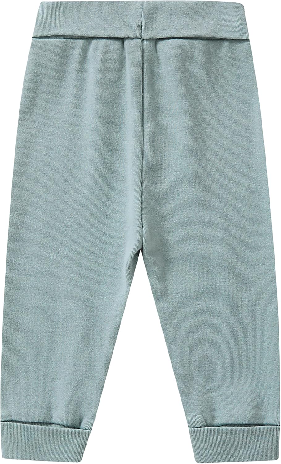 TRND O&X Baby Boys 2-Pack Wide Fold Over High Waist Cotton Rib Pants