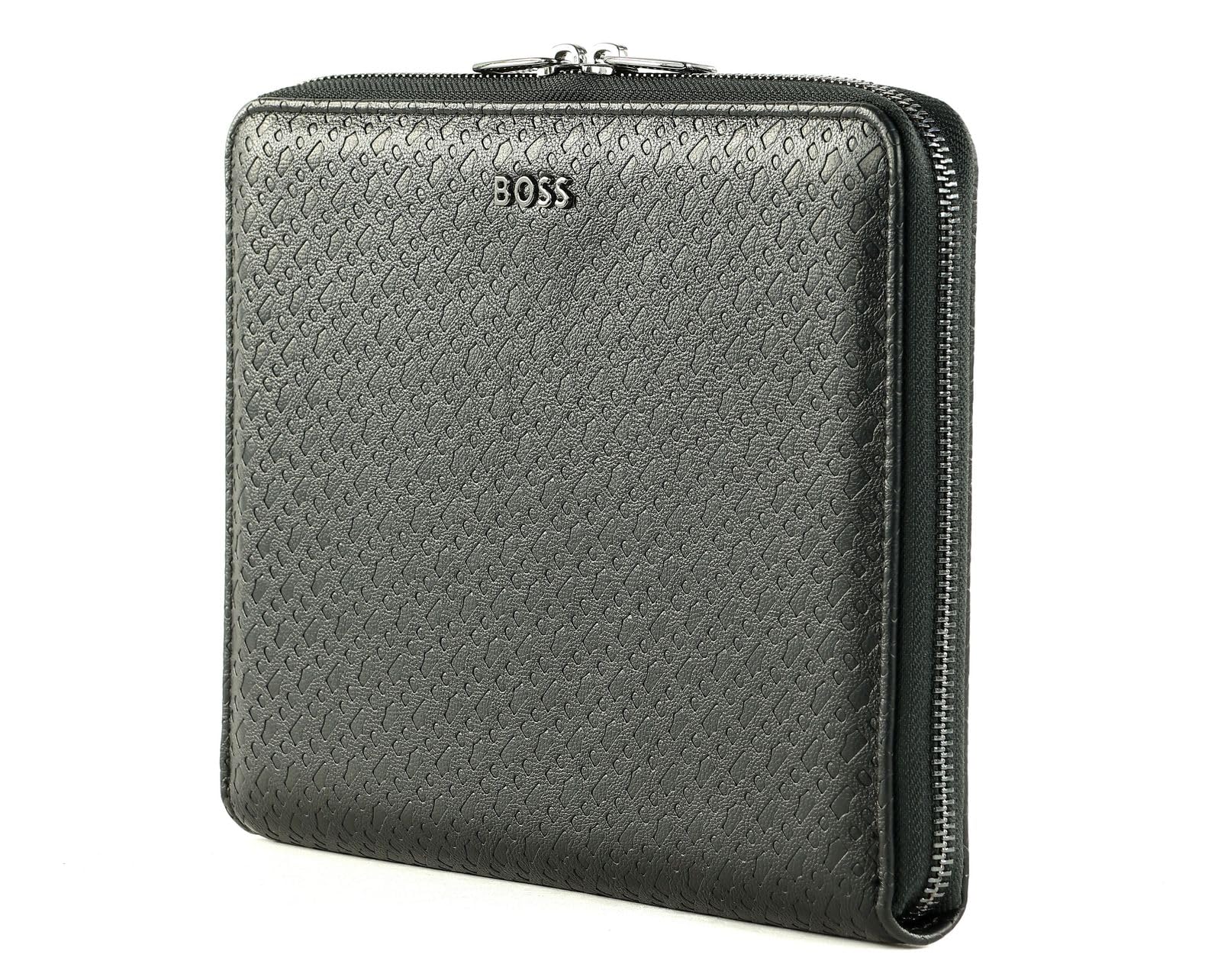 HUGO BOSS caso de escritura Monogram Writing Set Black negro
